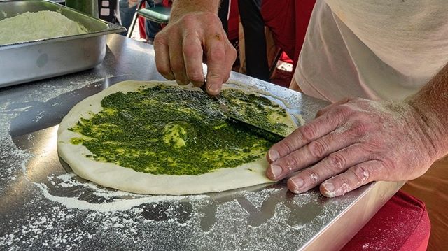 From start to finish, our #pizzas are made right in front of you with #fresh ingredients and come out ready to eat in minutes. 
Come out to @helltowntaproomexport this Saturday. We'll be firing up the oven and we'll be ready to pound out pies by noon