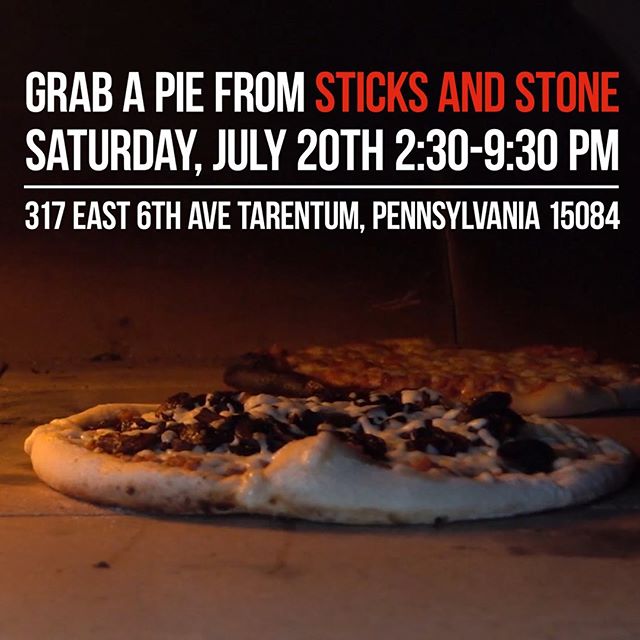 Come and get it! Our wood-fired pizza will be in Tarentum, PA this Saturday. Address below! 
317 East 6th Ave Tarentum, Pennsylvania 15084

#pizza #wood #fire #gourmet #pie #Pittsburgh #Pennsylvania #skateboard #fest #Local #organic
#localbusiness #f