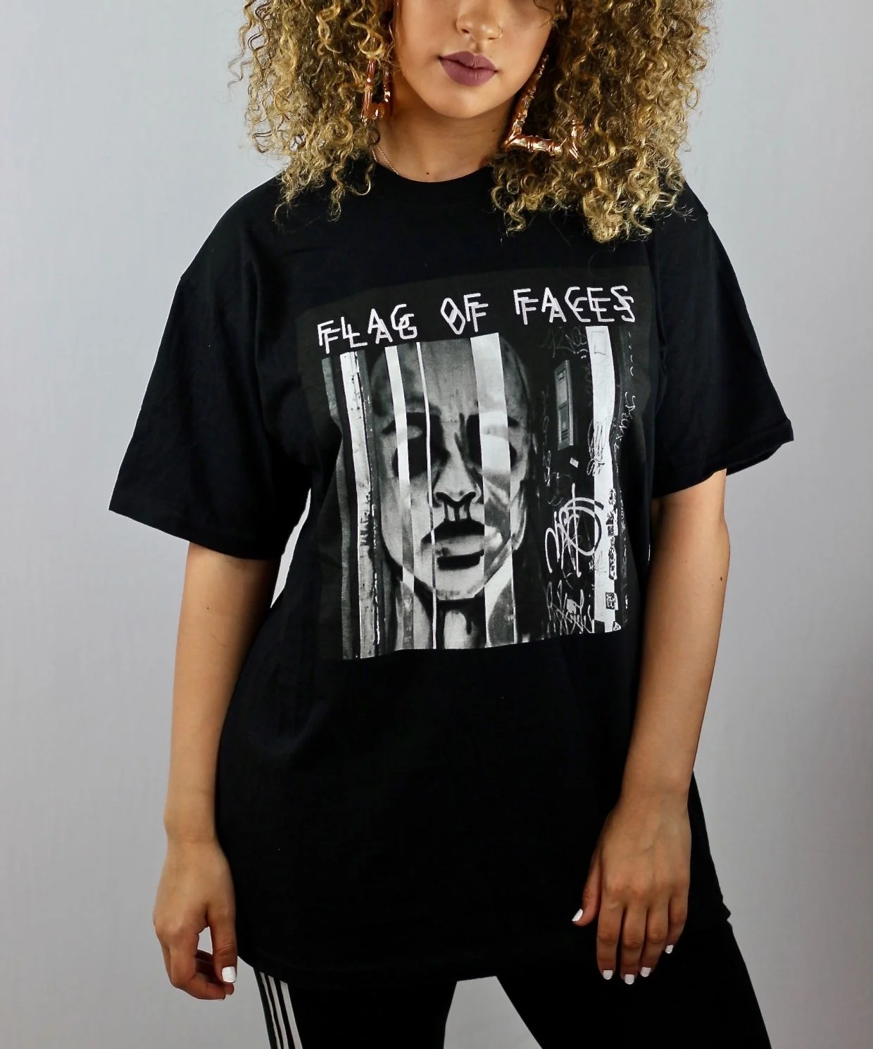 808 London (via Student High Street): Flag of Faces T-Shirt , £20