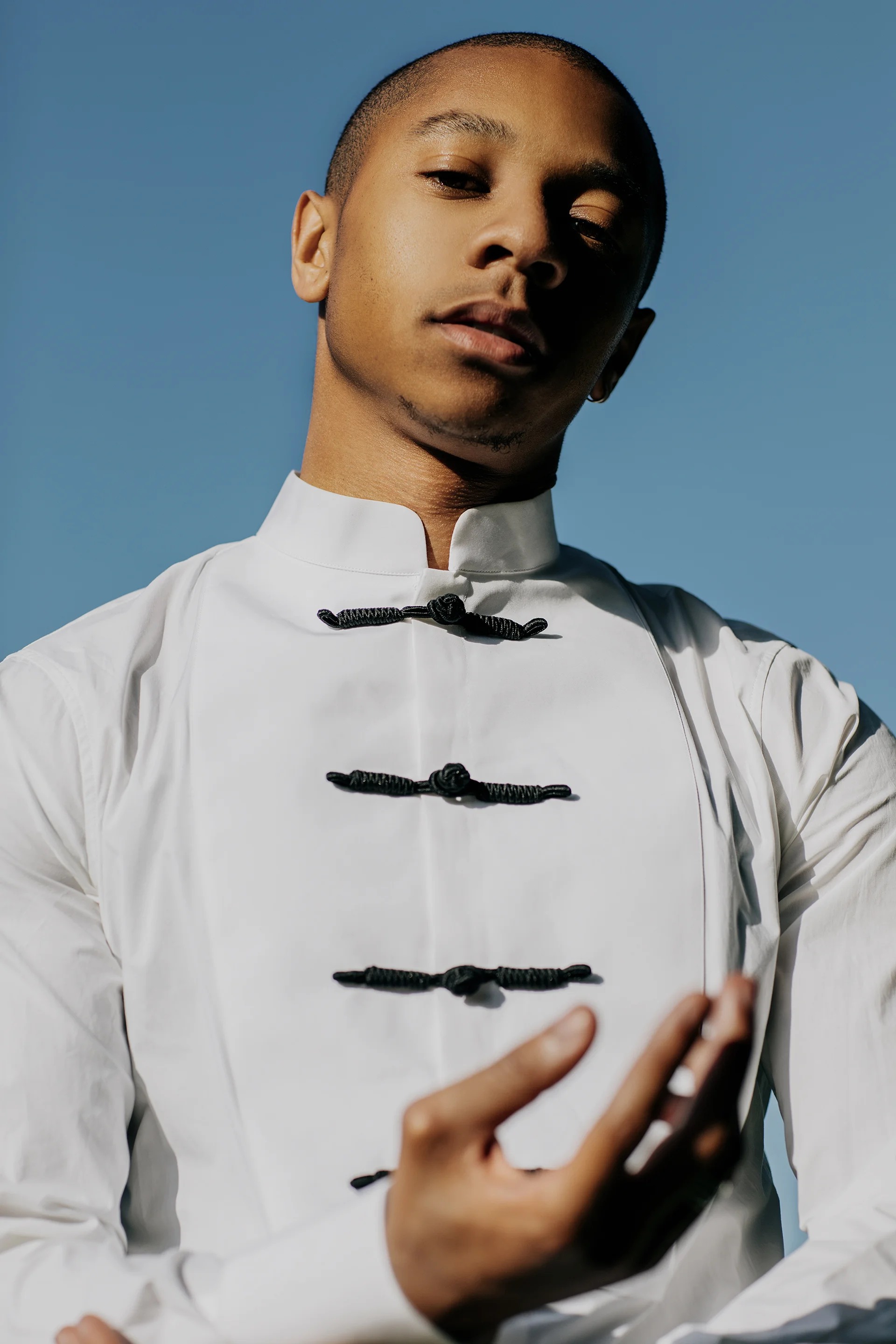 Styling by Ugo Mozie | Photograph by Lloyd Pursall Shirt - Dsquared2