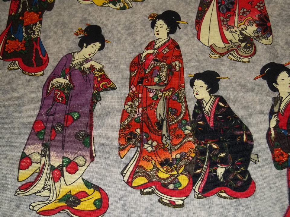 Anonymous painting of geishas