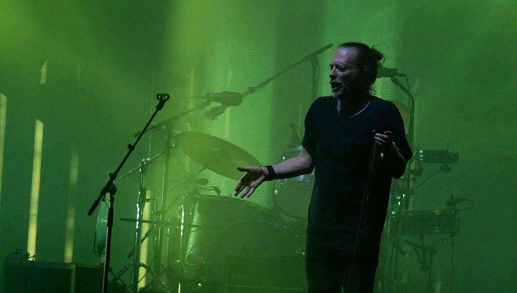 Radiohead performing live Image Source