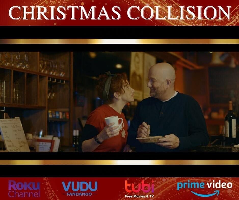 Get Cozy with Cookies, Cocoa &amp; Coffee in @christmascollision 🌟Now Streaming 🌟 @therokuchannel @tubi @vudufans @primevideo @unitedffilms #movie #christmas #christmascookies #holiday #holidays #filming #moviescenes #actor #cafe #nowstreaming #tub