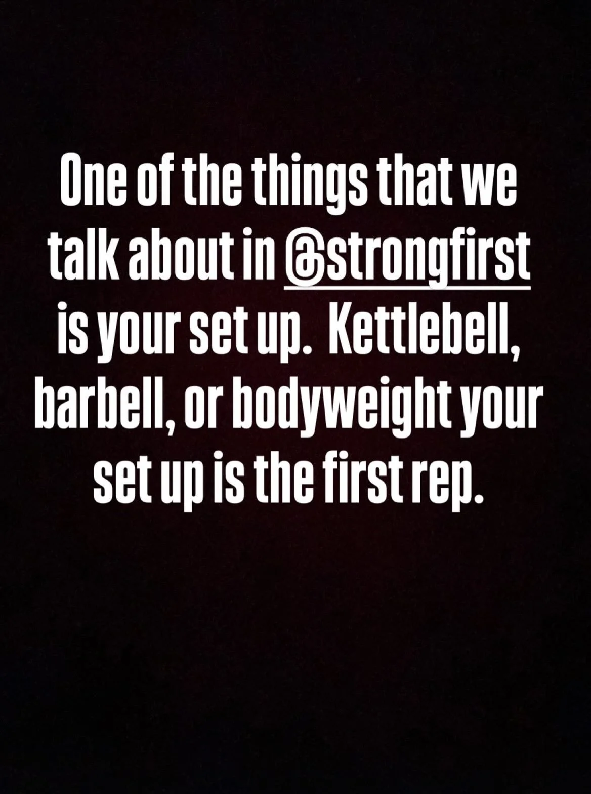 I&rsquo;ve seen more strength attempts fail, because of a poor setup. 

Walk up to the bar and hope for the best
Sloppy Kettlebell Clean sets up a weak press
Lay on the floor and attempt a 1 arm pushup

I can usually call it before they even begin to