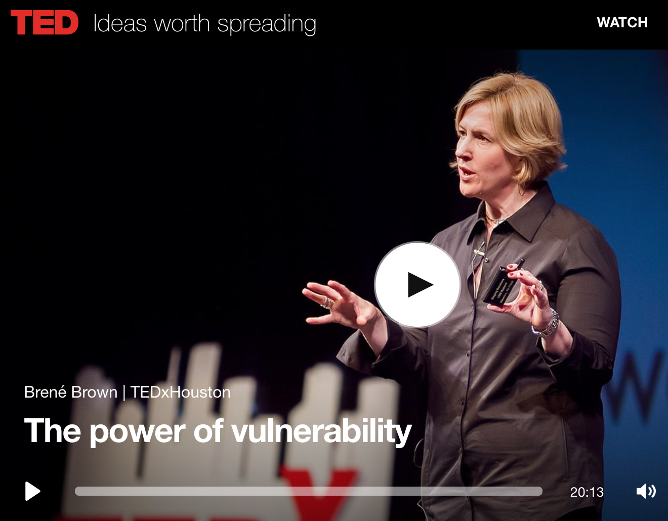 The Power of Vulnerability Brene Brown