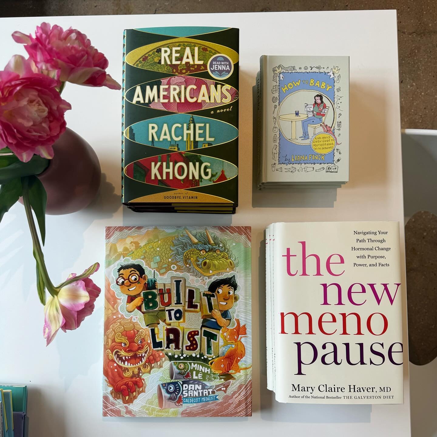 New books are in bloom! This week&rsquo;s new releases include: an important new take on women&rsquo;s health in *The New Menopause: Navigating Your Path Through Hormonal Change with Purpose, Power, &amp; Facts* by Mary Claire Haver, MD; *Real Americ