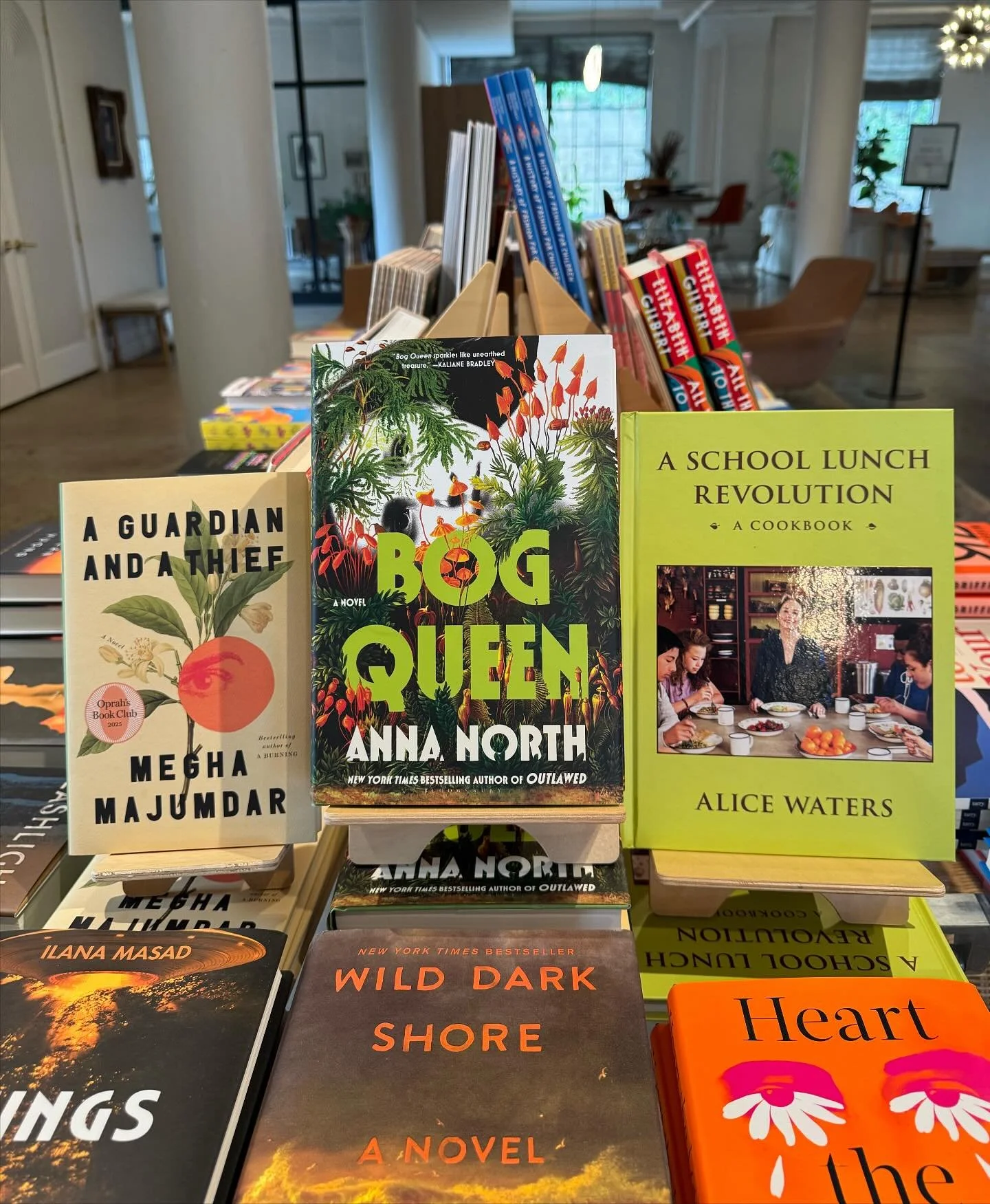 Feeling the Fall with this week&rsquo;s new releases!

New fiction (and PB Book Club contenders) 🌳Bog Queen by Anna North, author of Outlawed, and 🍊A Guardian and a Thief by Megha Majumdat, author of A Burning
New from national treasure Alice Water