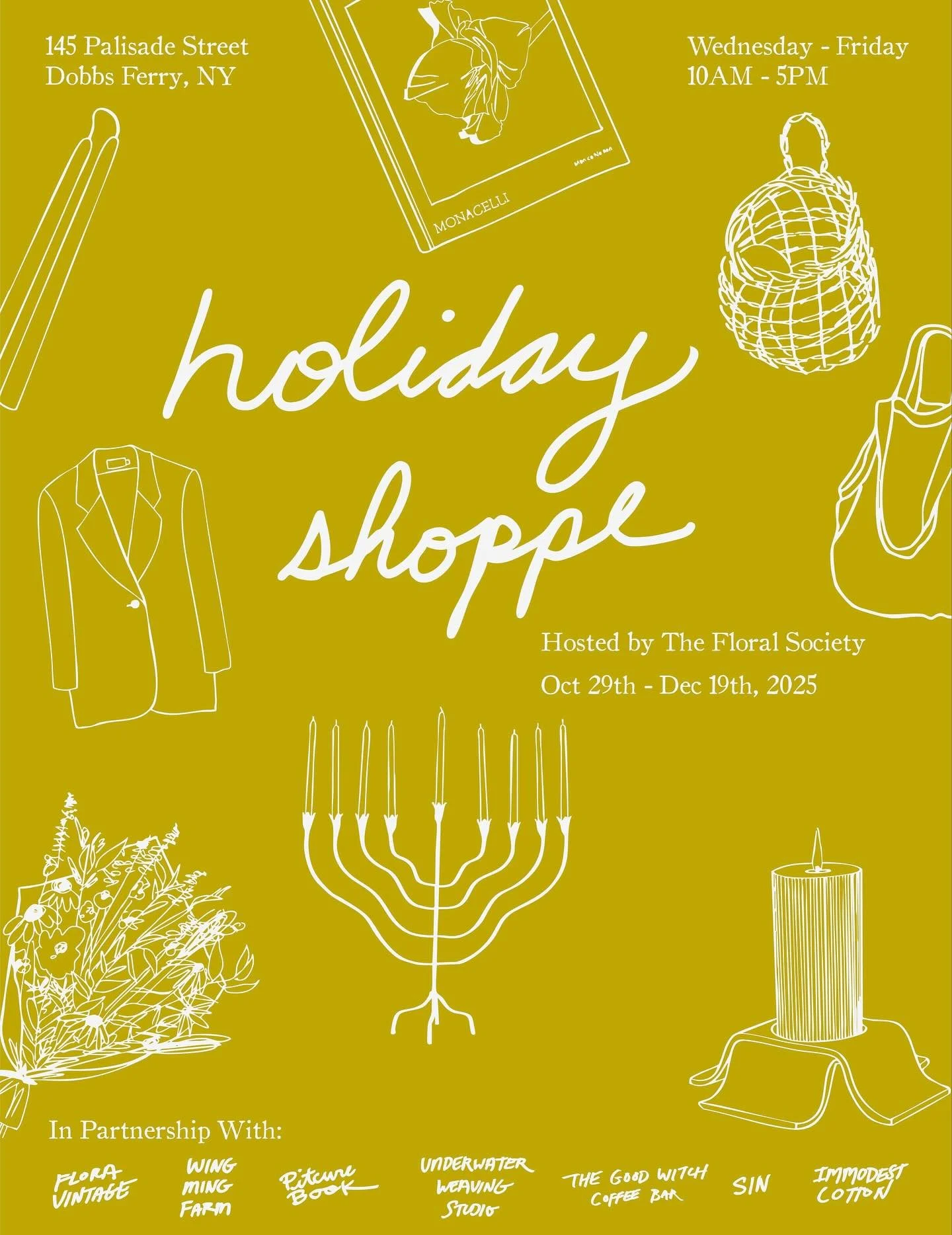 This year&rsquo;s @thefloralsociety Holiday Shoppe down the hall from Picture Book in HudCo is open and with the most abundant selection yet! 

Picture Book has a fresh selection of books integrated into the space (with some available on The Floral S