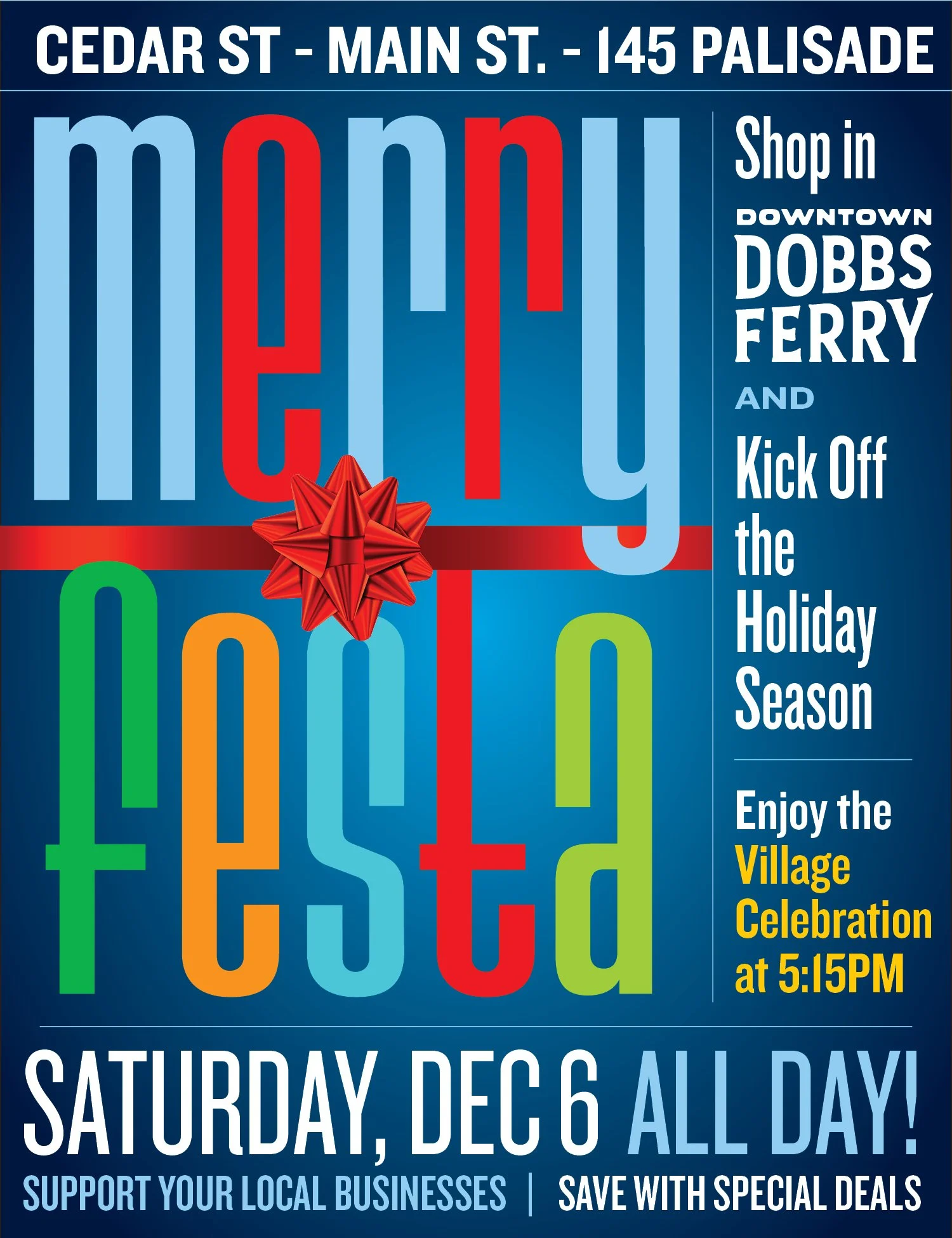 Saturday Shopping for Merry Festa