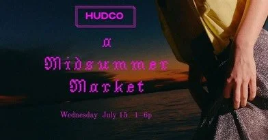 Join us Wednesday 1-6pm at HudCo for a fabulous Midsummer Market complete with flowers, jewelry, ear piercings, tarot readings, books, vintage clothing and more!

Vendors include:
@adoniafloraldesign 
@adzineny 
@arc.bread 
@laurenschlansky 
@fourtee