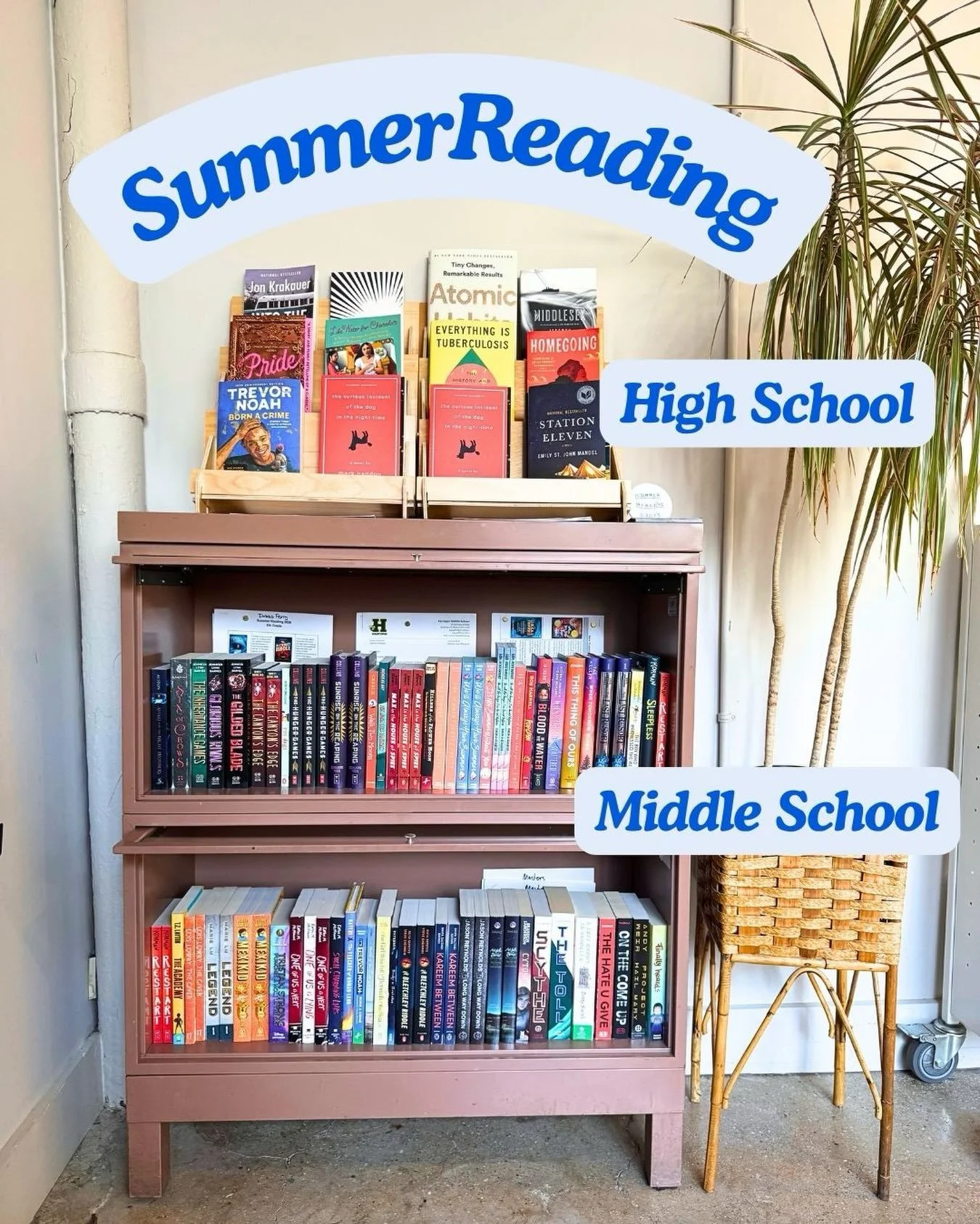 This is your friendly mid-August reminder that your kids have 22 days left for summer reading before school starts. I have the required reading for the Rivertowns high schools and the suggested reading for middle schools in stock for you, along with 