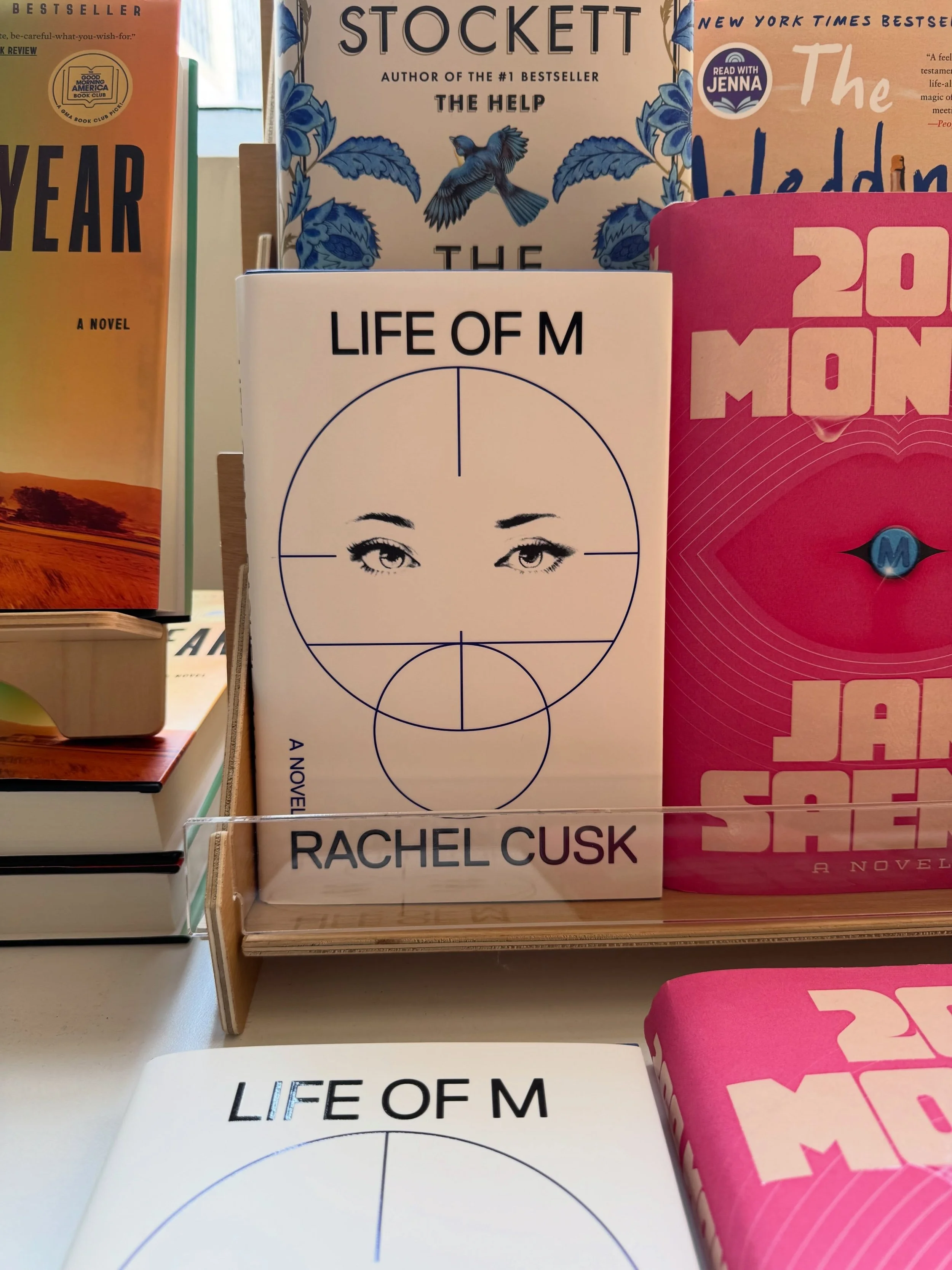 Out today, 👁️ Life of M by Rachel Cusk, the critically acclaimed author of the Outline trilogy, is an irresistible novel of fame, power, beauty, and truth.

The movie star M is one of the most recognizable faces of our time. Her image is everywhere.