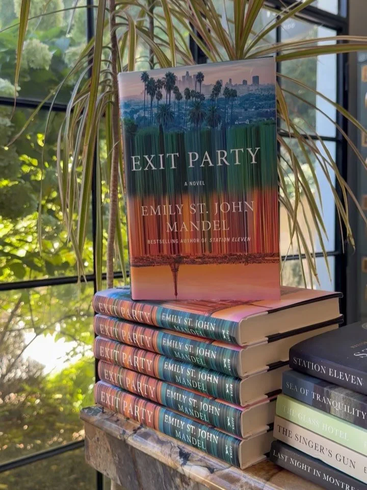 The big new release this week is Exit Party by Emily St. John Mandel, author of the famed Station Eleven and Sea of Tranquility. Exit Party is a breathtaking novel of doubles, shadow worlds, and fractured timelines as a man disappears from a glitteri