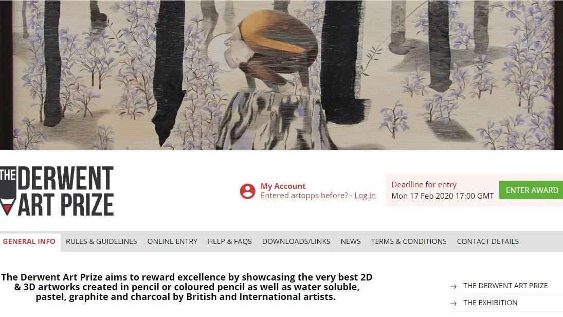 Derwent Art Prize Open Exhibitions and Competitions for Artists