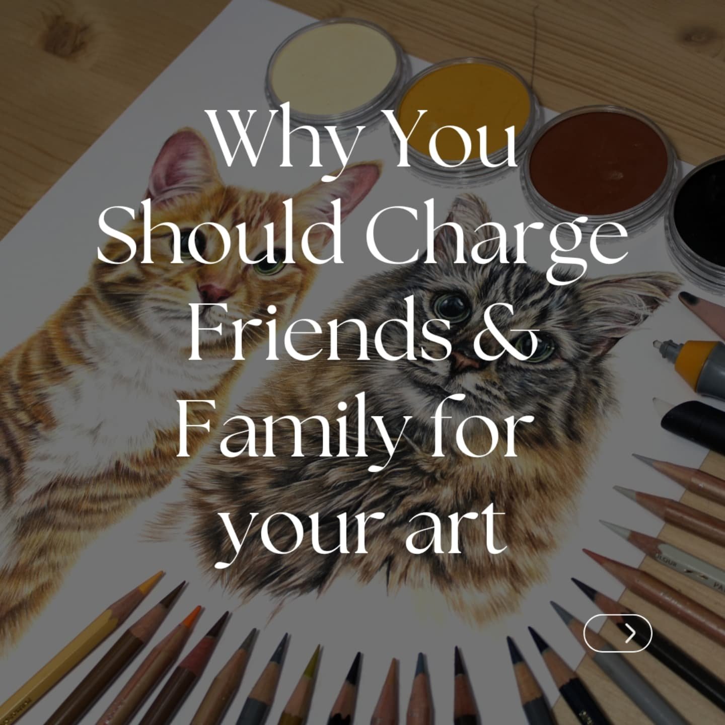 I remember when I first started accepting commissions, my very first paying client was actually a friend. It was a cat pet portrait. I was nervous to ask for payment&mdash;I mean, it&rsquo;s a friend, right? But she insisted. That moment was a turnin