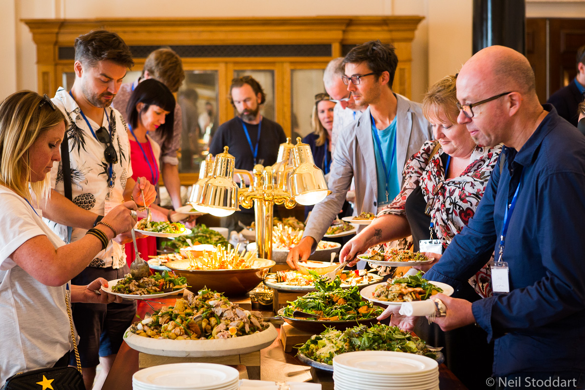 Amazing food! We put a lot of thought into this. A lot of conferences don’t care that much – but we make sure there’s an amazing menu of gorgeous dishes to keep you energy up throughout the day.