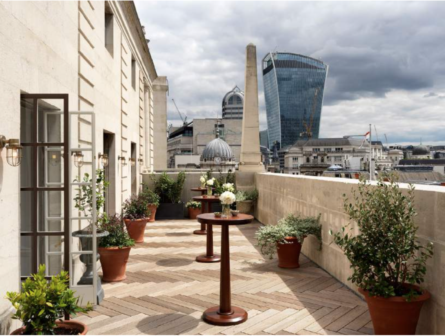 Breakout spaces! We’ve got the whole place for the day – so there are terraces and corners for you to explore and relax in.