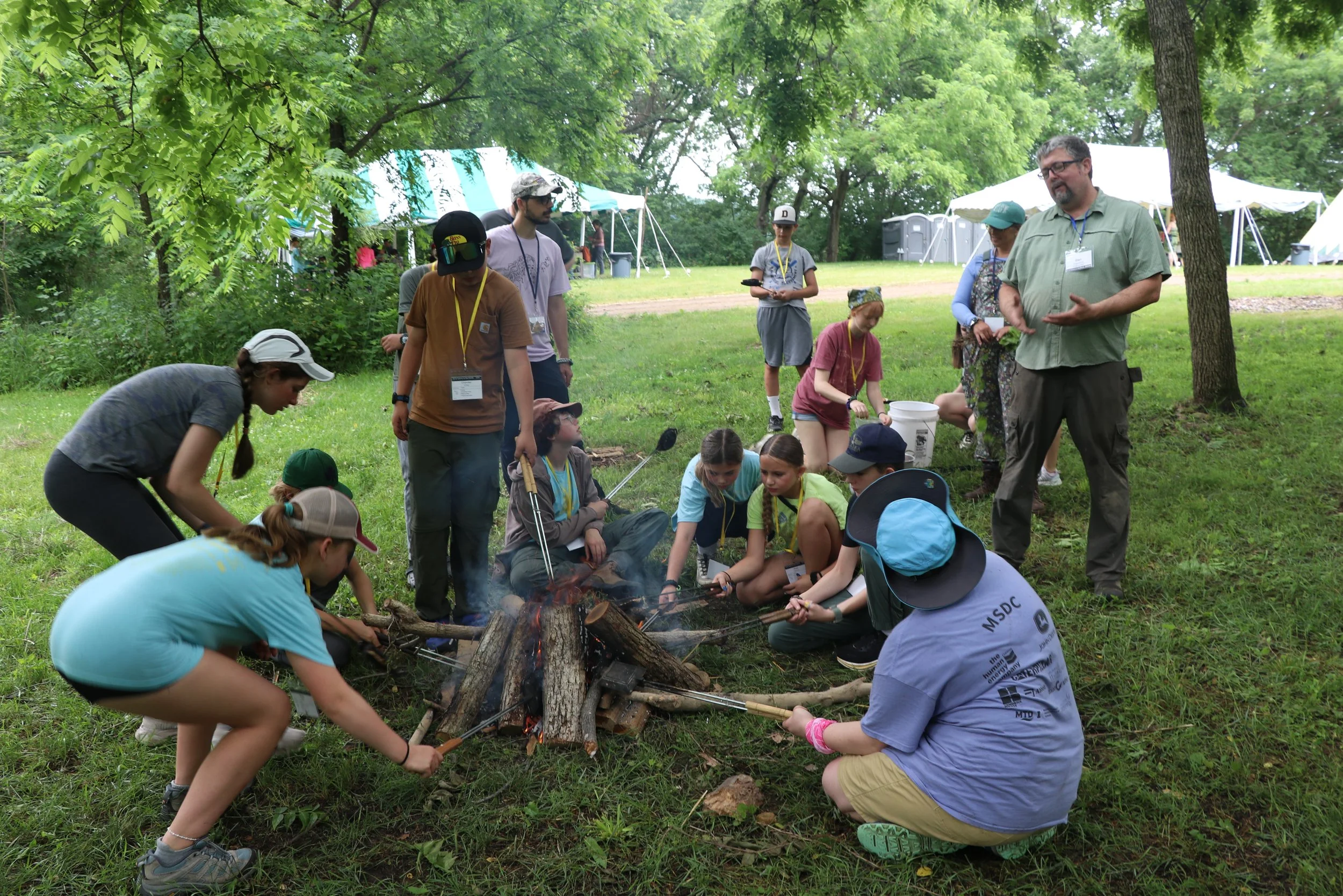 Dan Fire making.JPG