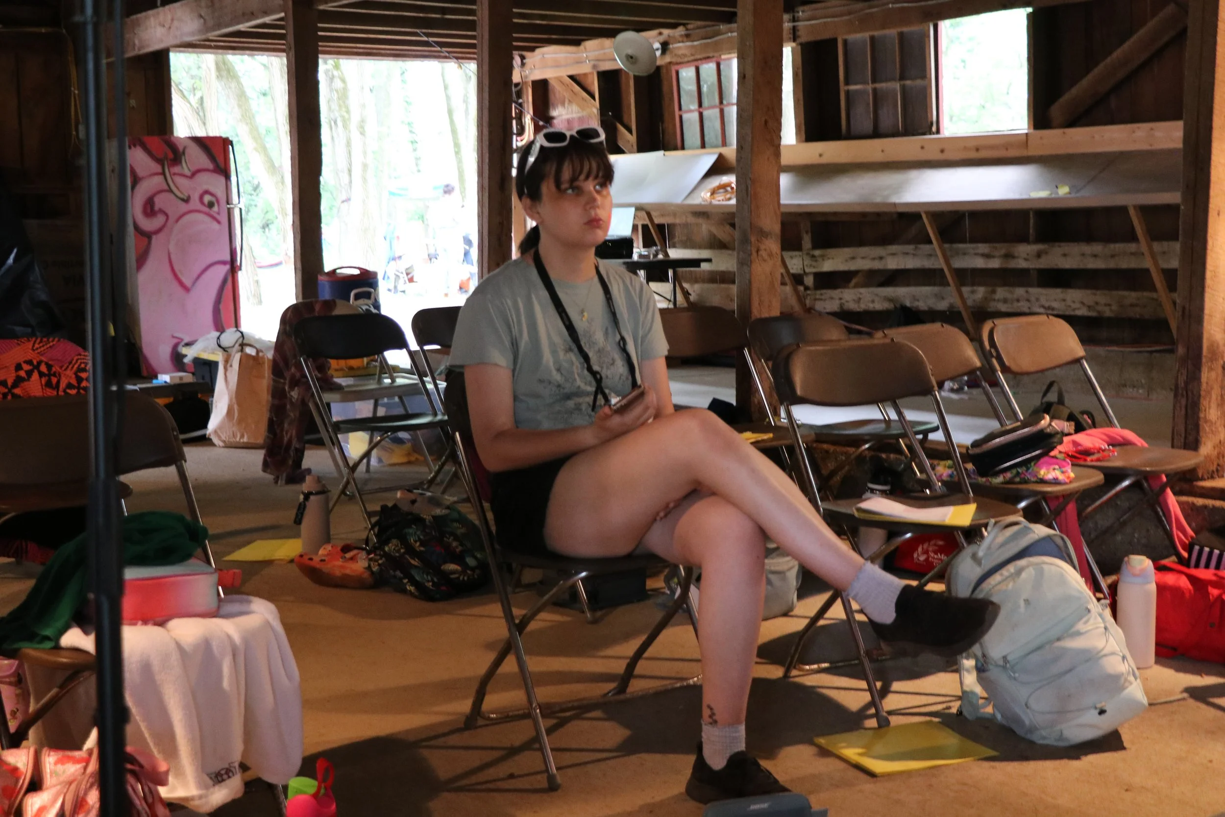 Camp musical Daisy watching .JPG