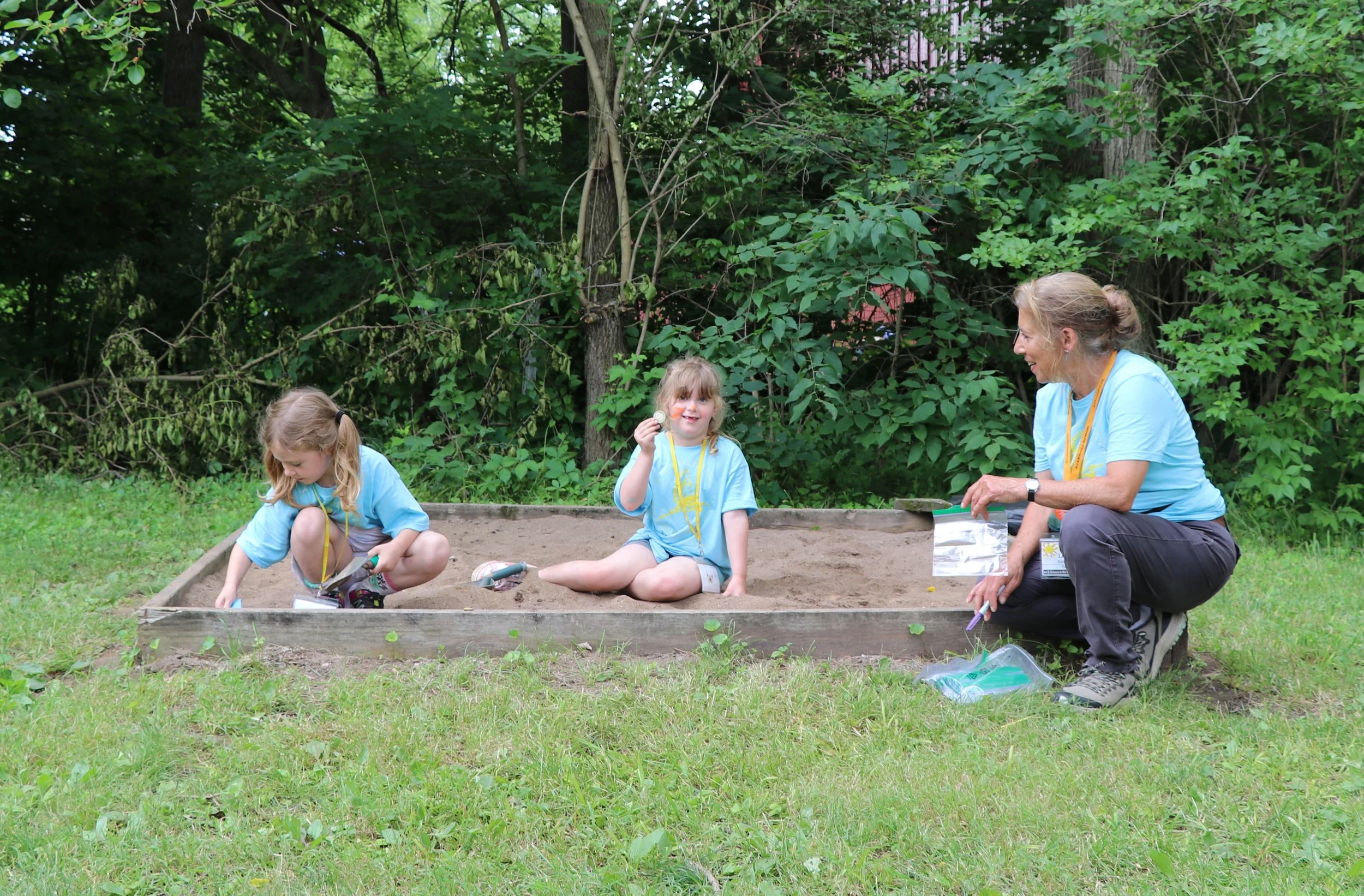 Lisa w kids sandbox 2 .JPG