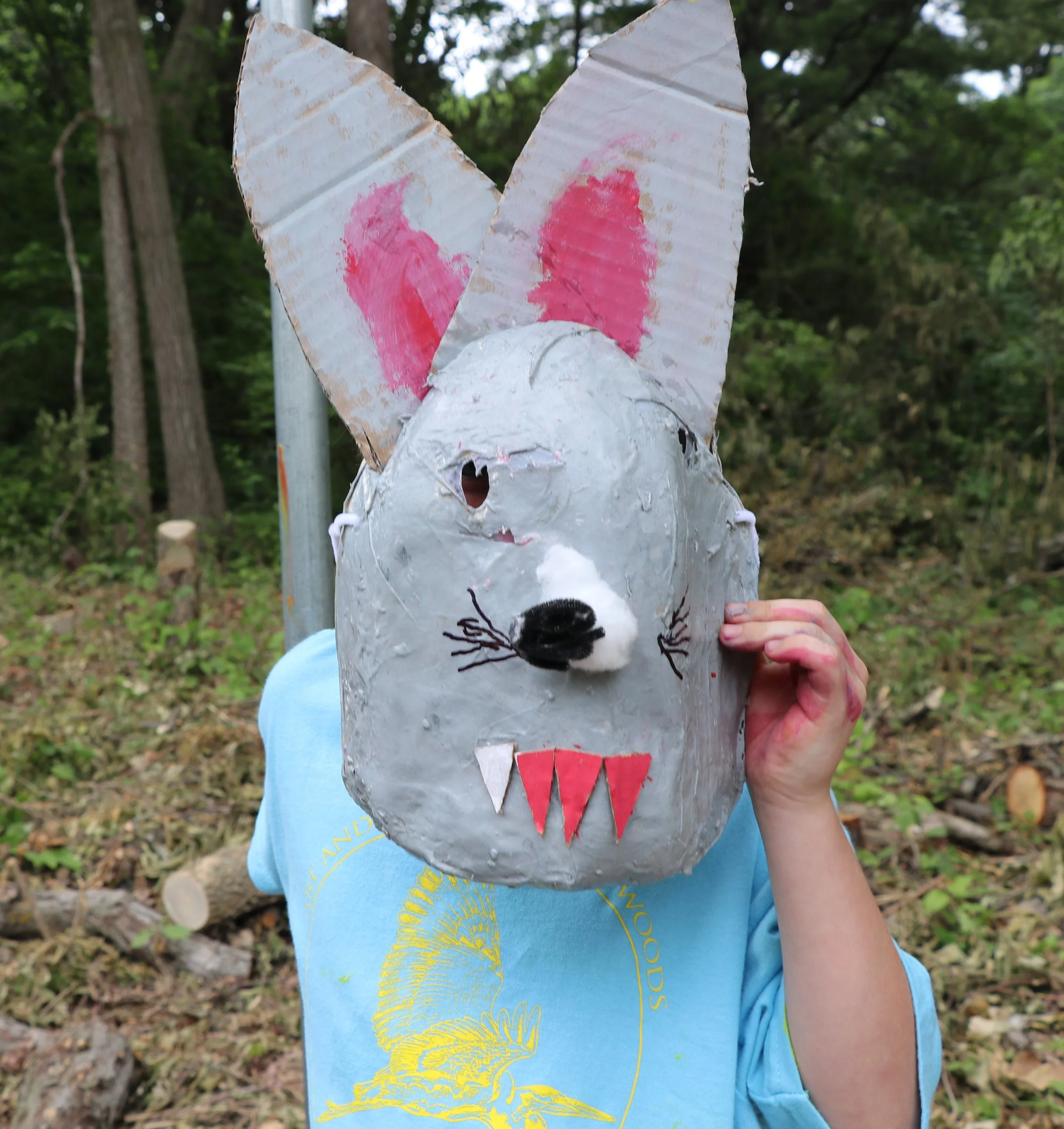 Mixed media bunny mask 2 .JPG