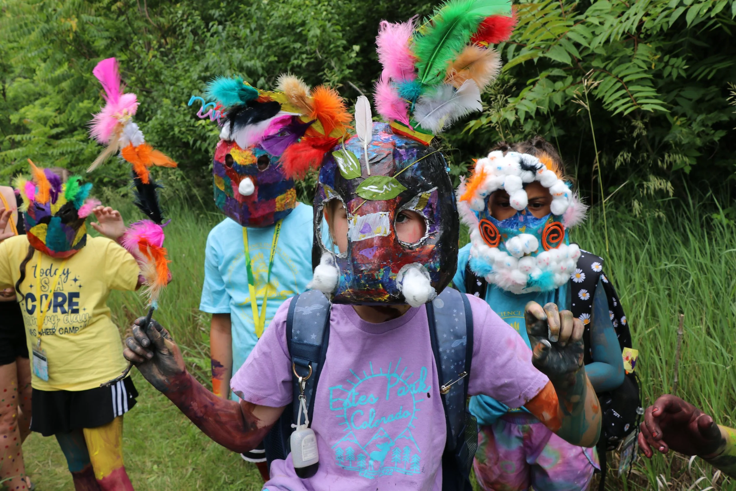 Mixed media mask fun.JPG