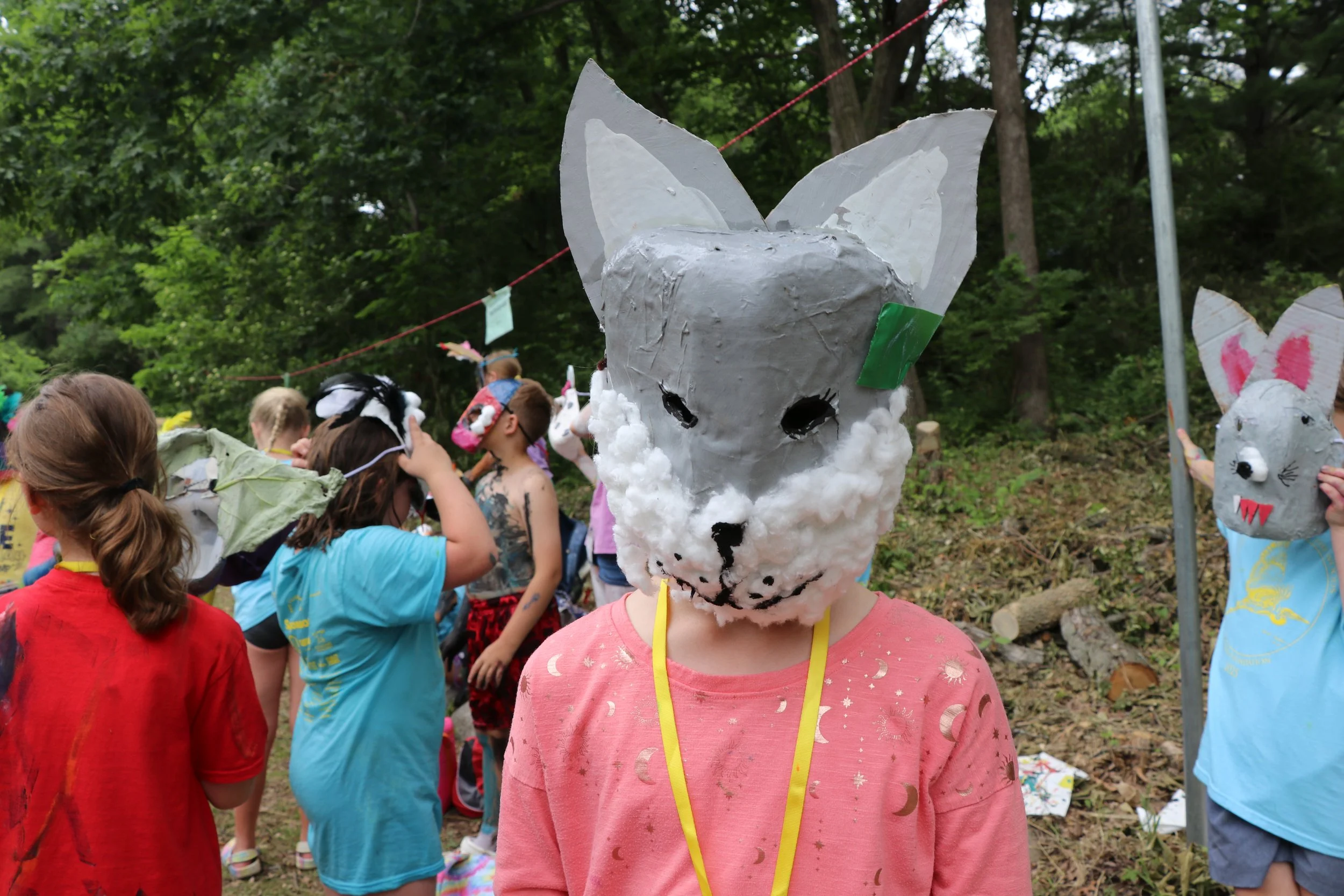 Mixed media masked bunny .JPG