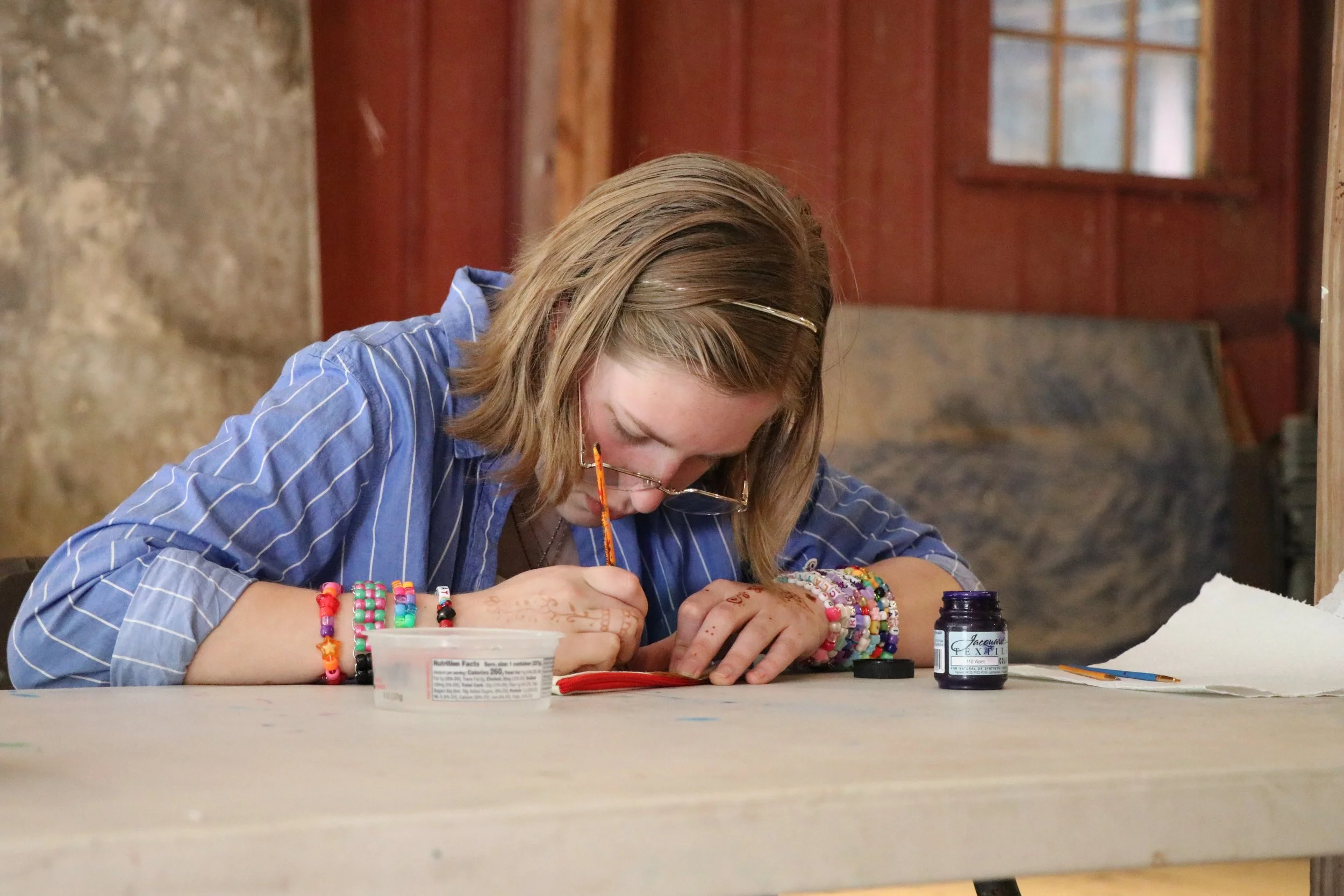 Patchwork student at work .JPG