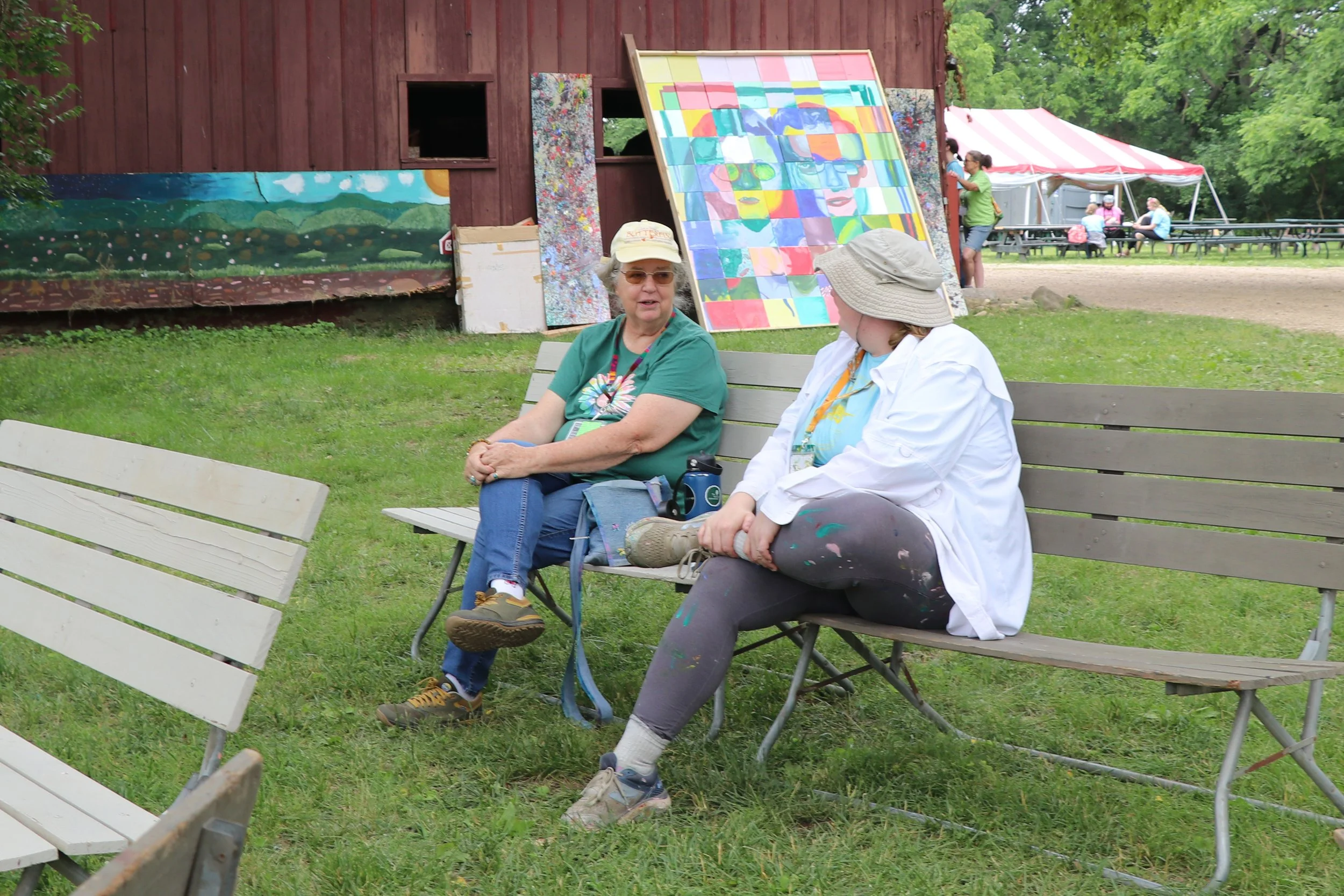 Patti Beth bench chat .jpg