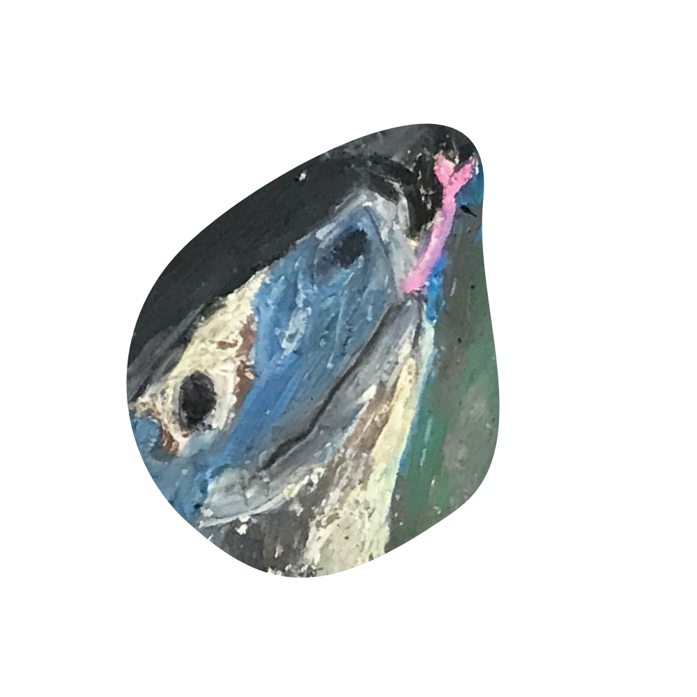 クレヨンを使って本気で描く