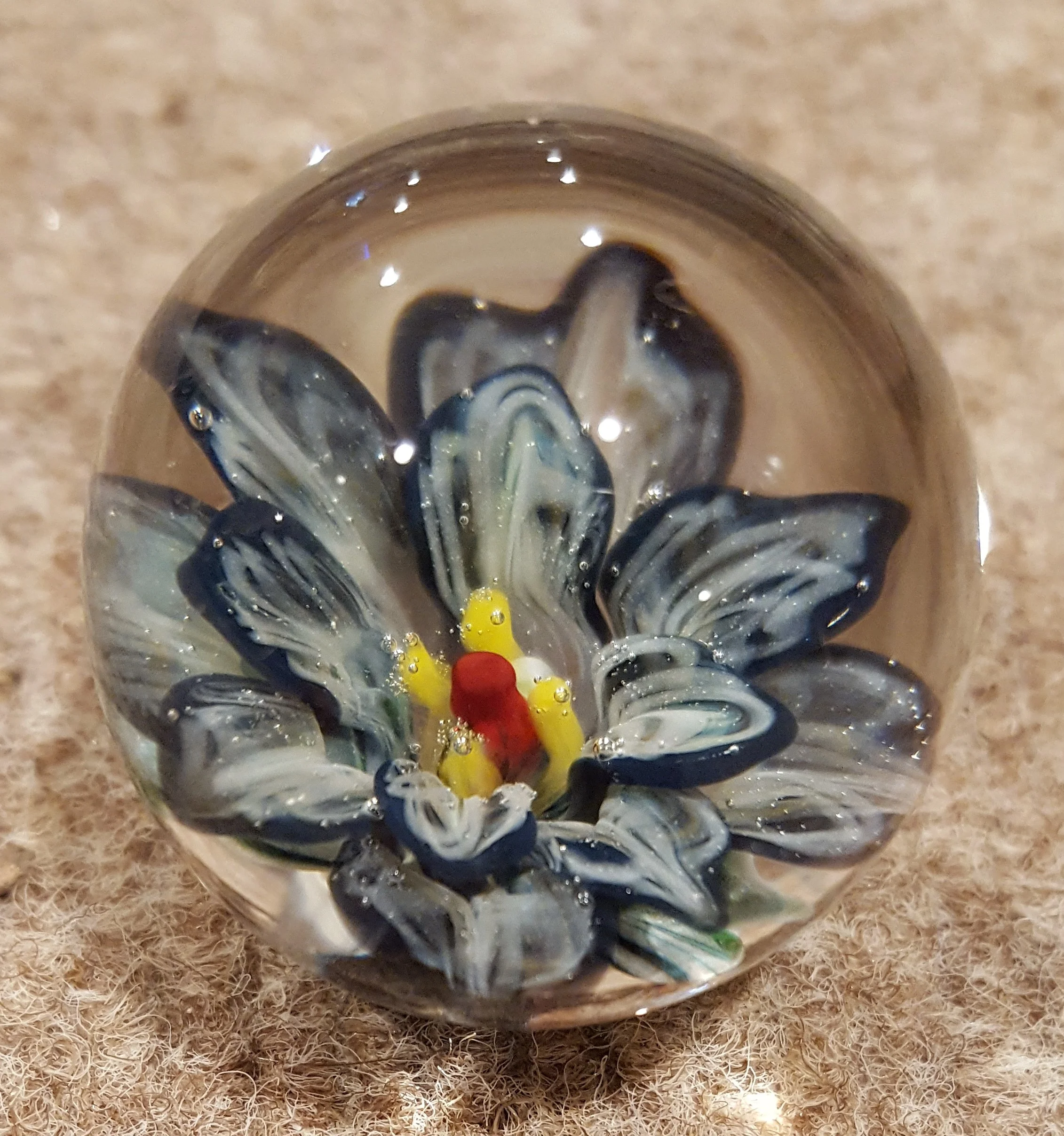 12 - Flower marble - $90.00