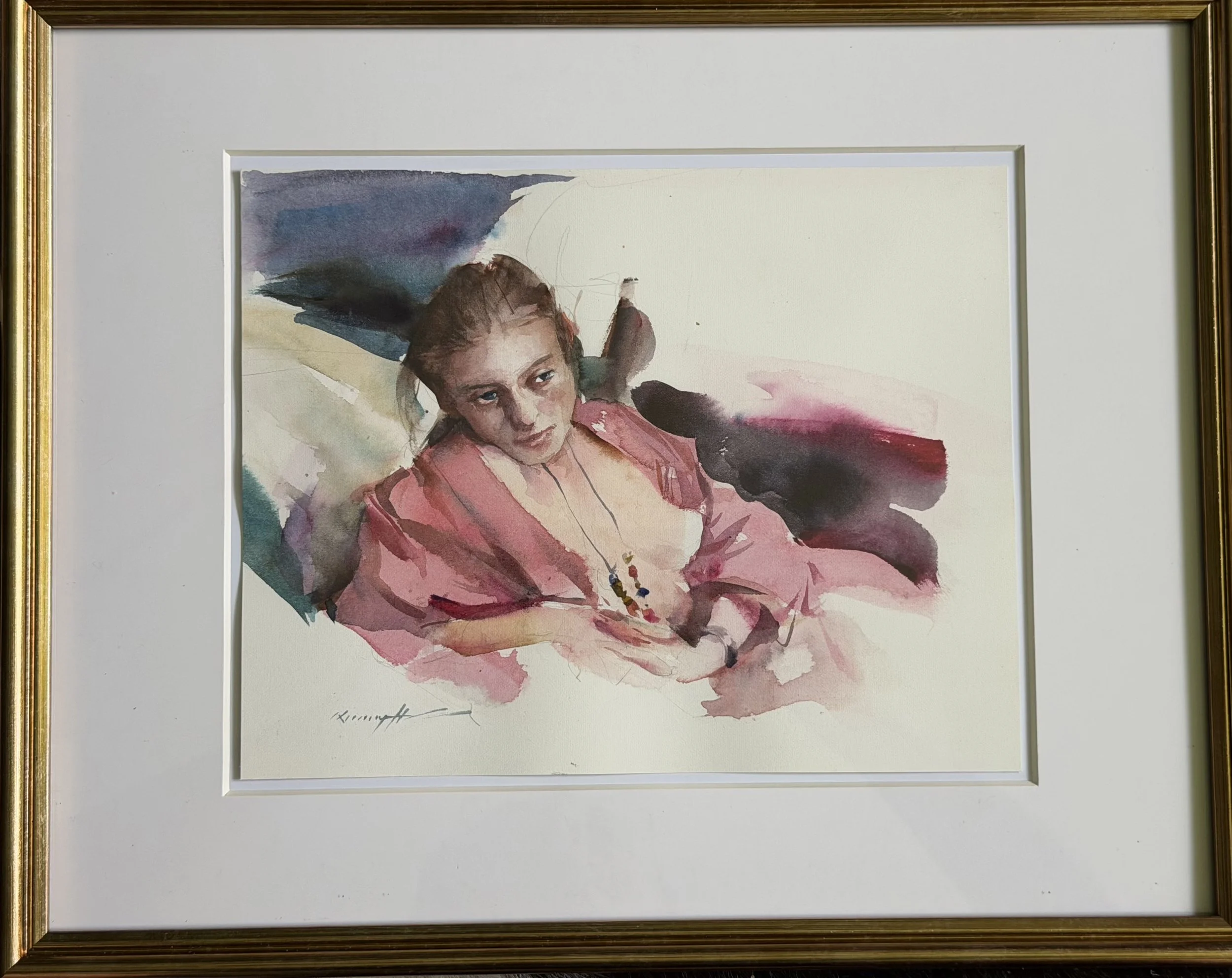 Russian Model, 8x10, WC, $1200.jpeg