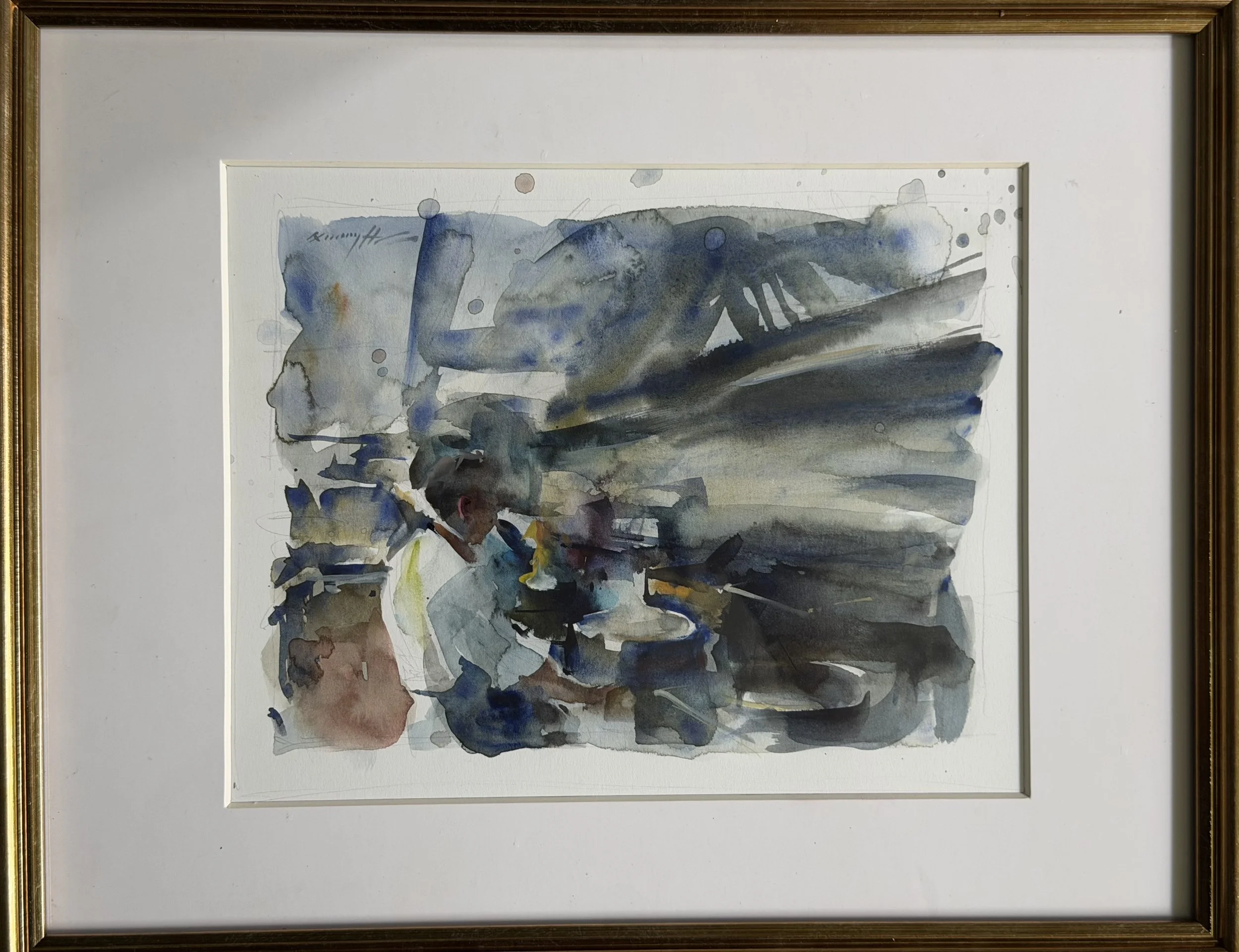 Kitchen Blues, 8x10, WC, $1100.jpeg