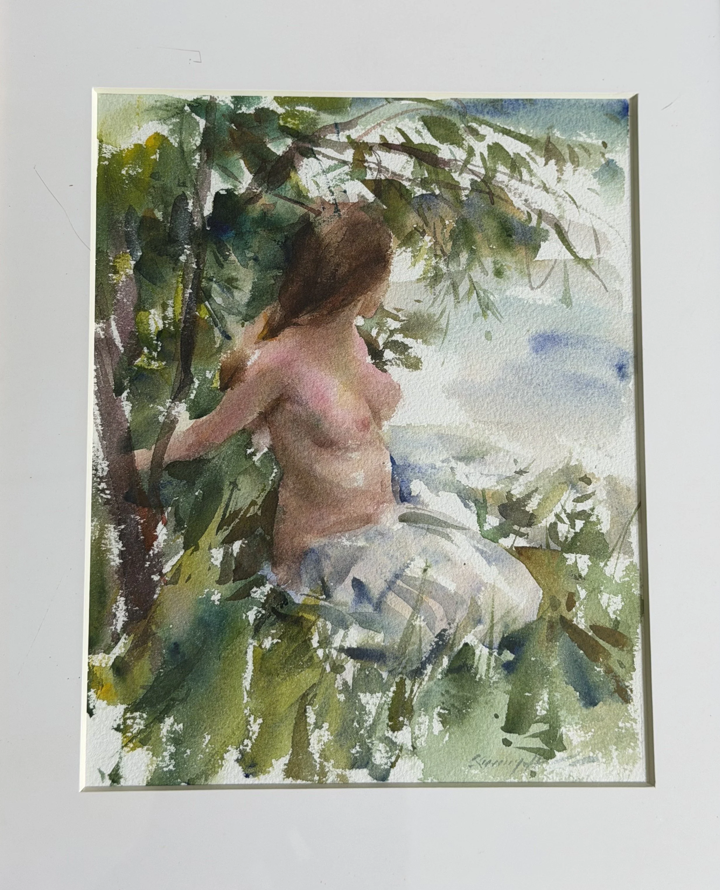 By the Lake Shore, 10x8, WC, $1500 edit.jpeg
