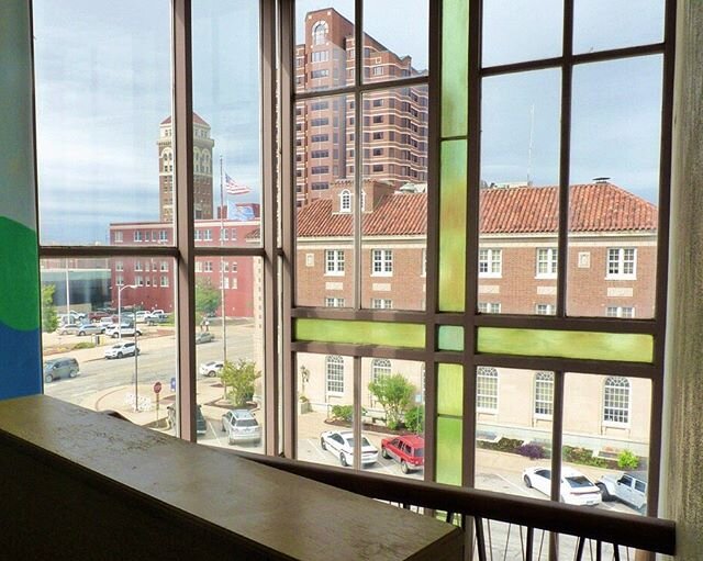 Project Moment:
An awesome view of downtown Bartlesville from an upcoming project!
.
.
.
#amblerarchitects #projectmoments #ontheboards #comingsoon #downtownbville #bartlesville #lookatthatview #stainedglass