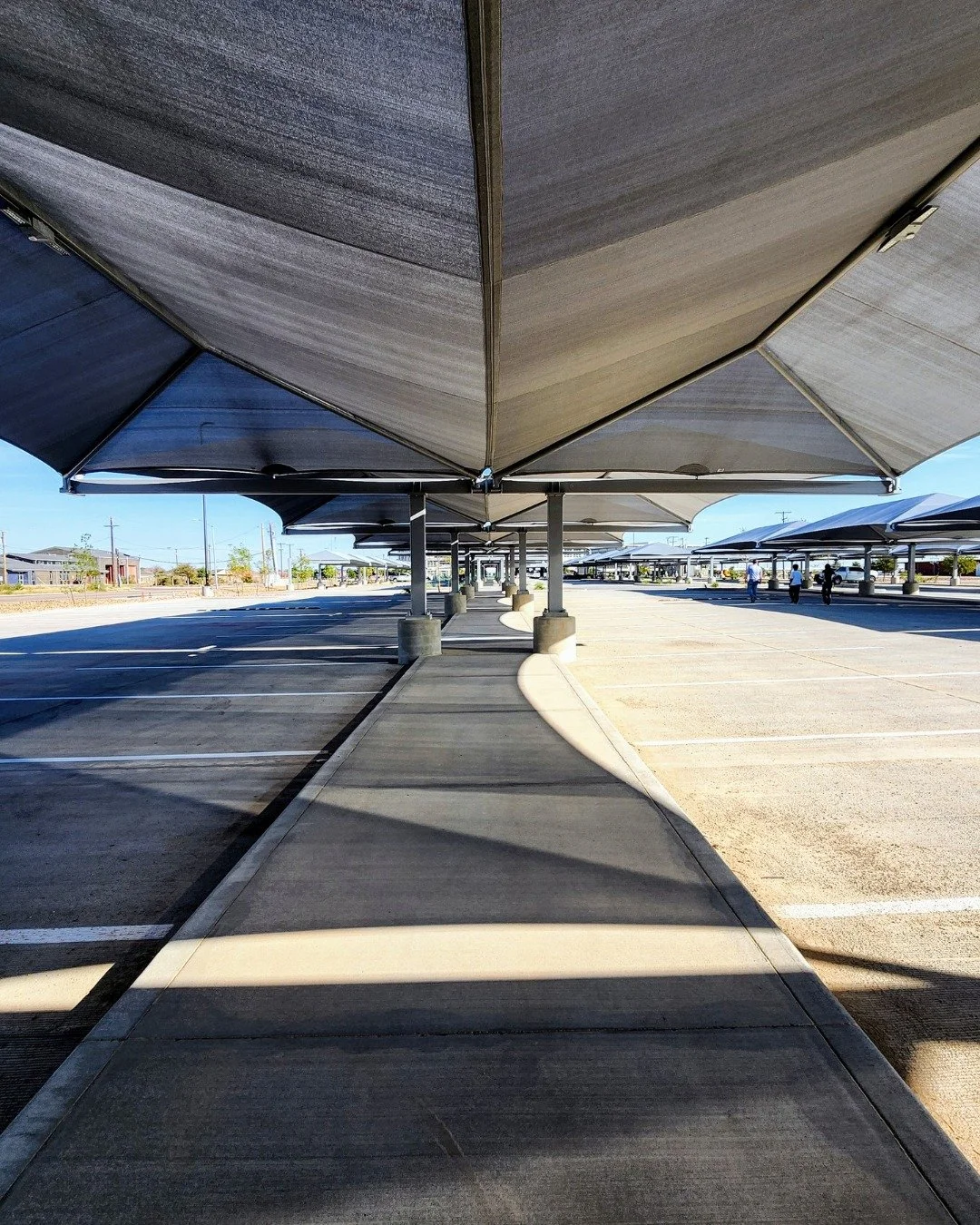 🚧 Project Update &ndash; Midland, TX 🌵

Ambler Architects is proud to celebrate the completion of a major parking lot expansion for EOG Resources in Midland, Texas.

This new parking area, designed with shade structures to protect employees and veh