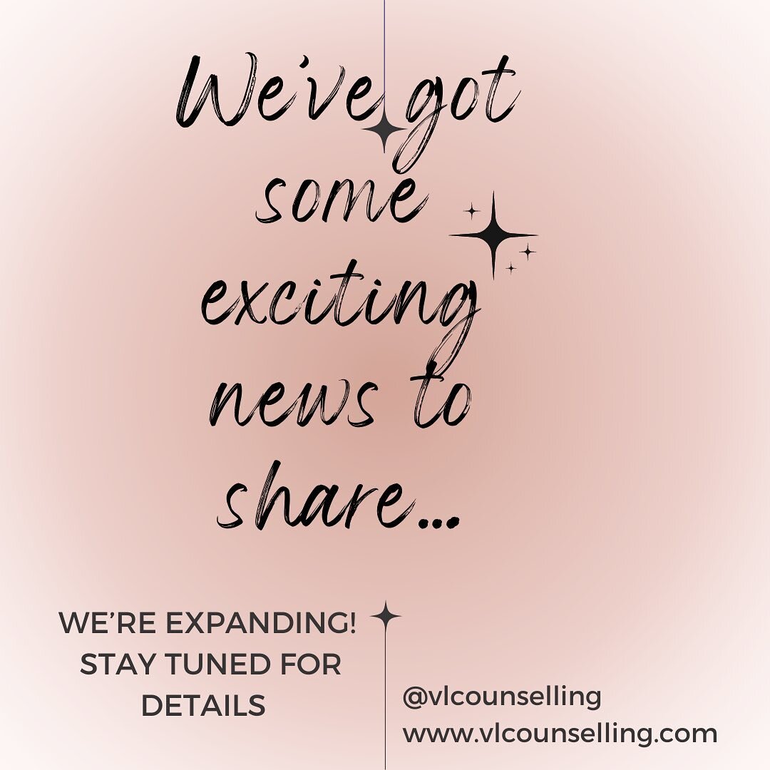 🌸 We&rsquo;ve got some excitement coming to @vlcounselling 🌸 

🌸 3 new therapists will be joining our team! Which means, more experience, more therapists to choose from to suit your specific needs, more availability, and more appointments 🌸

🌸 T