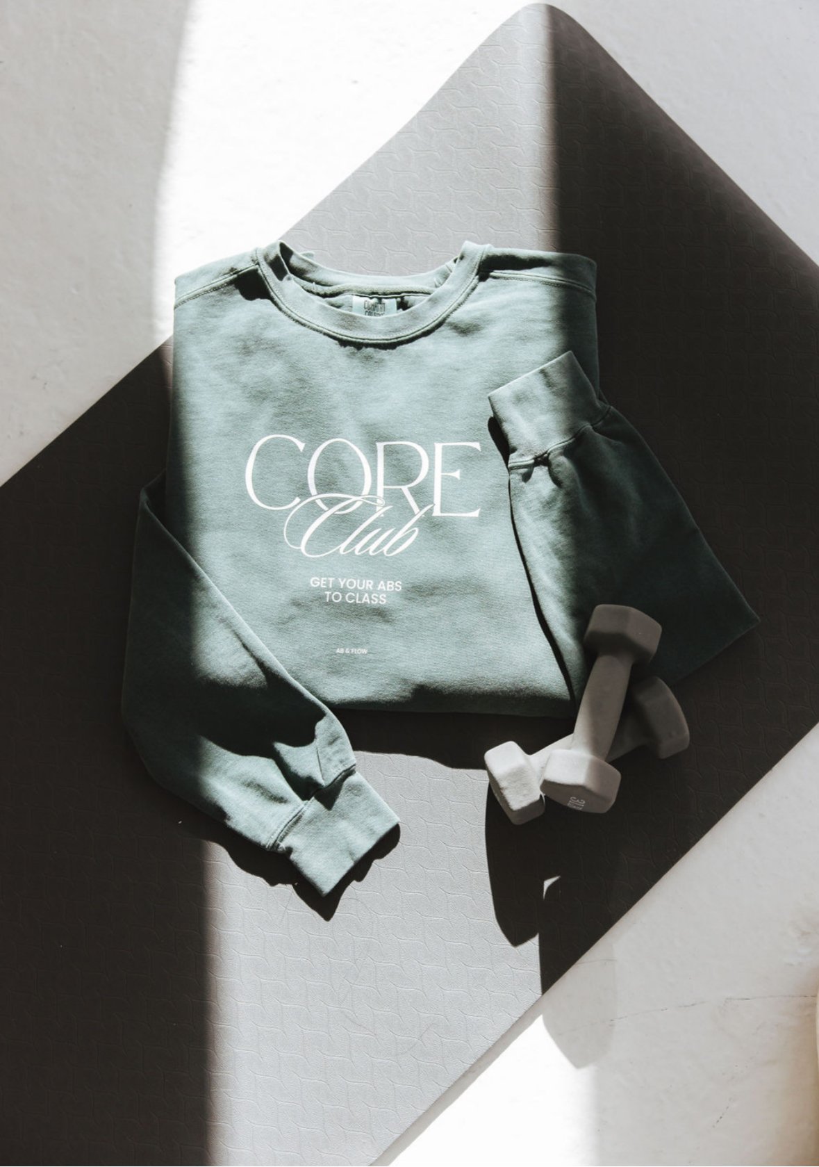 Core Club flat lay w:weights.jpeg