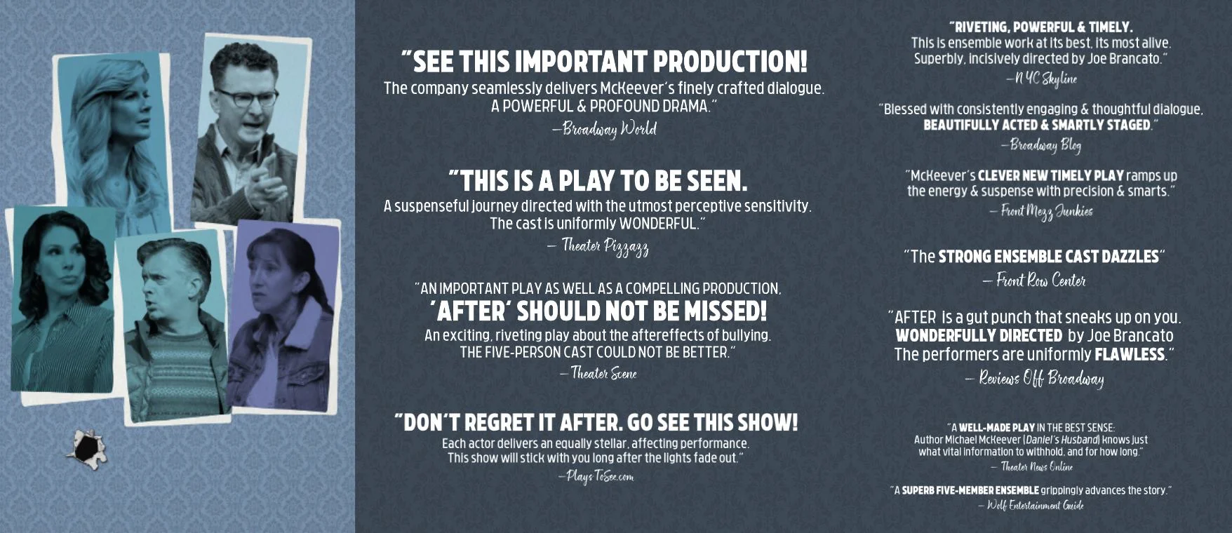 After - The Play at 59E59 Theaters; March 12 - April 14