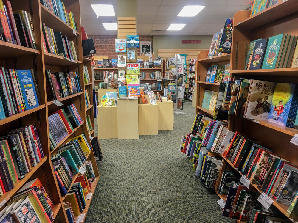    Inside Phoenix Books, Rutland, Vermont      Photo credit:    2019® Downtown Rutland Partnership      