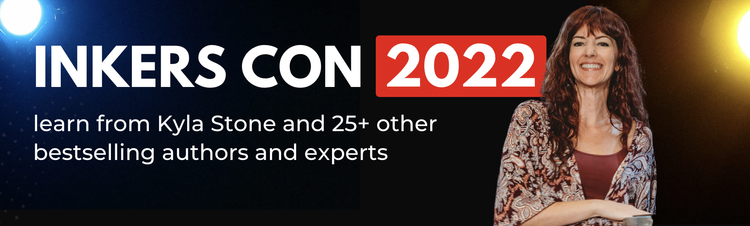 inkers con banner with kyla stone on it