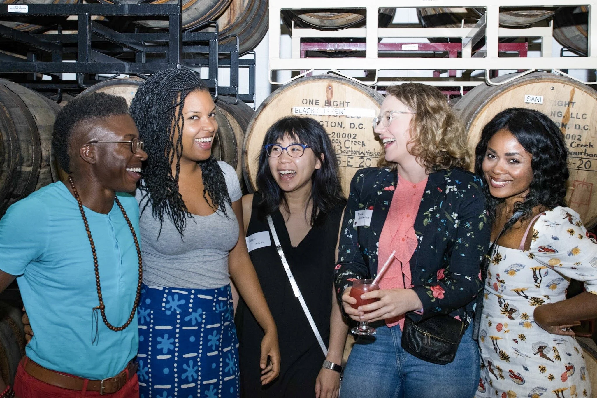 Q Ragsdale of Orange Moon Media and 2019 BCAN Founder Fellowship partner with revelers