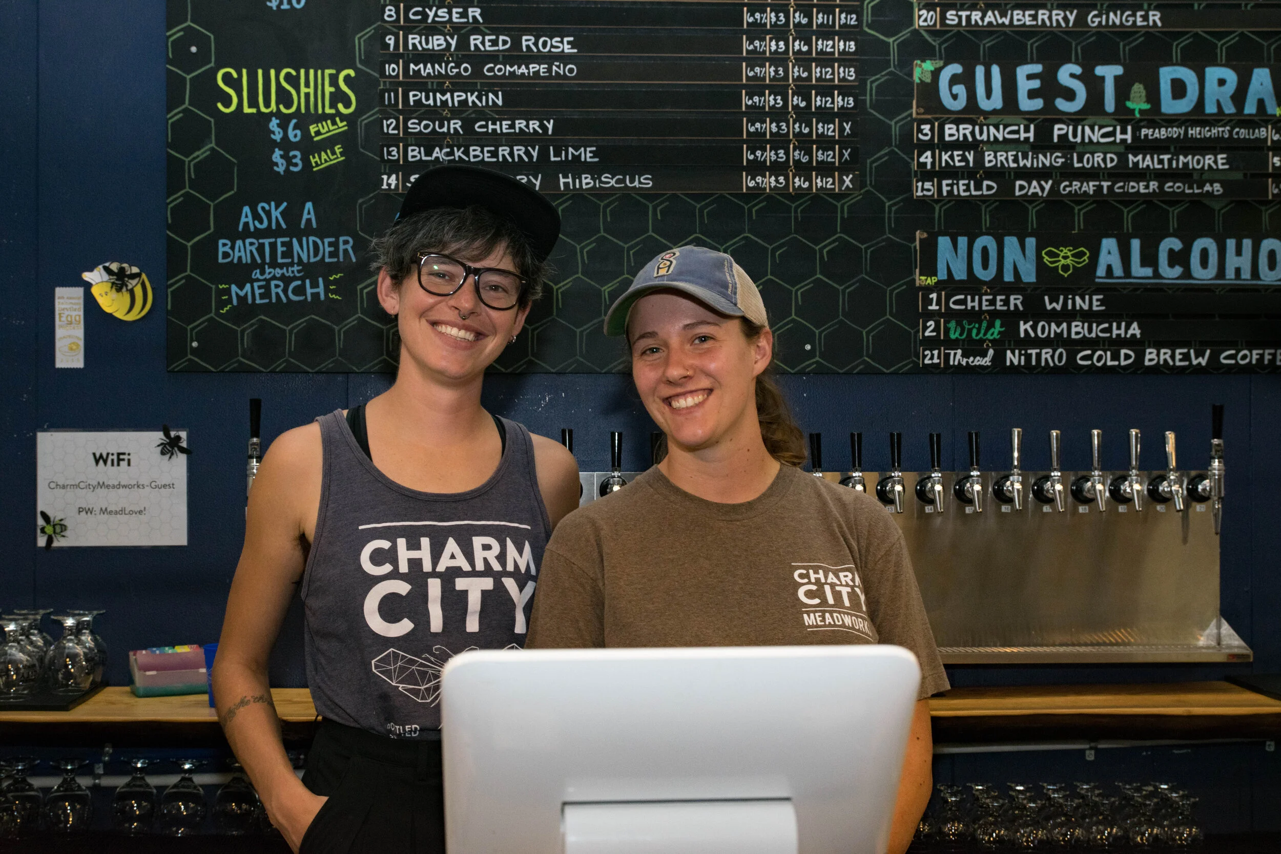 Miriam Cummons and Charm City Meadworks staff