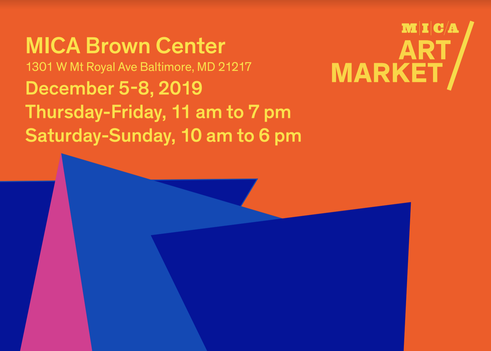 MICA Art Market — BCAN