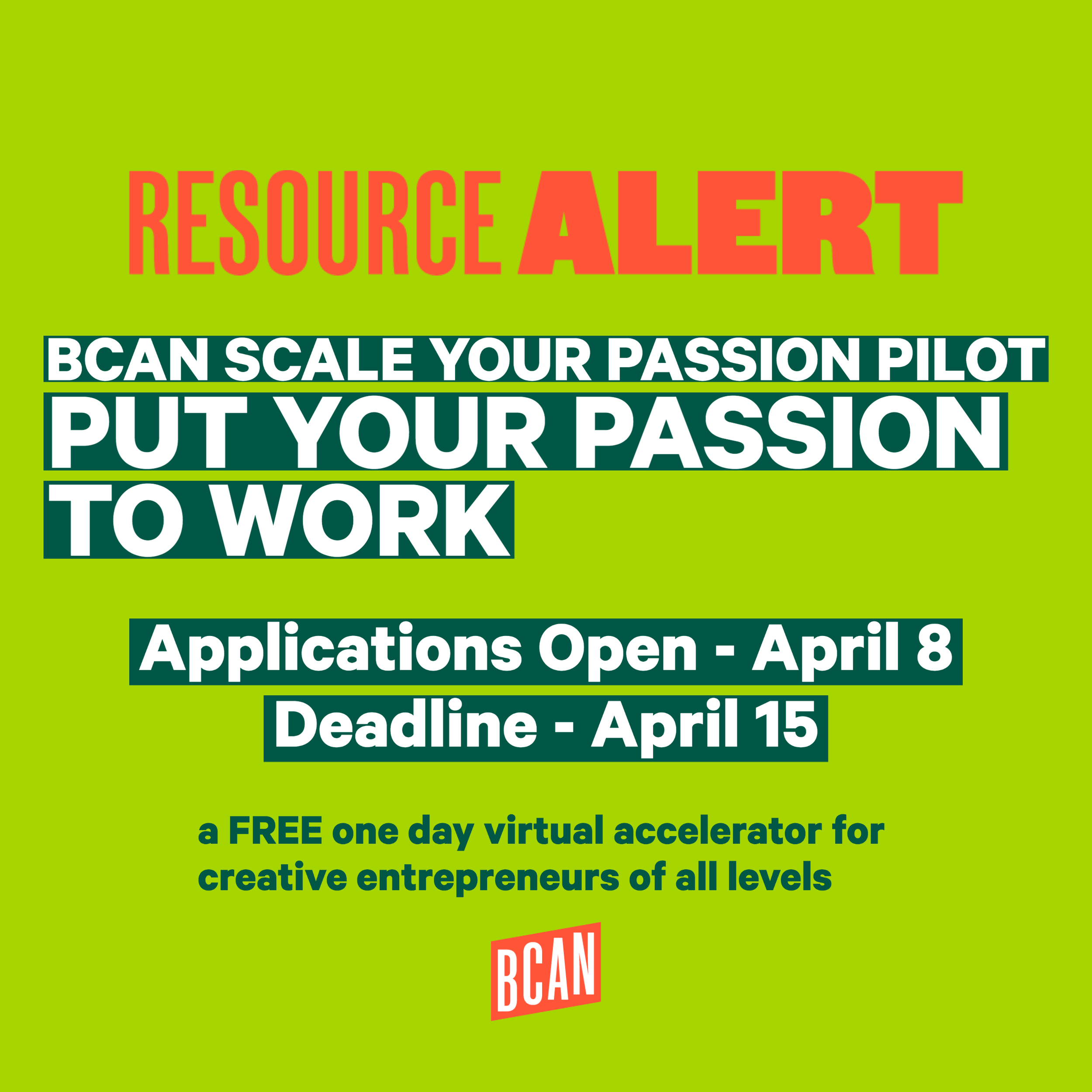 SYP Pilot Put Your Passion to Work Resource Alert
