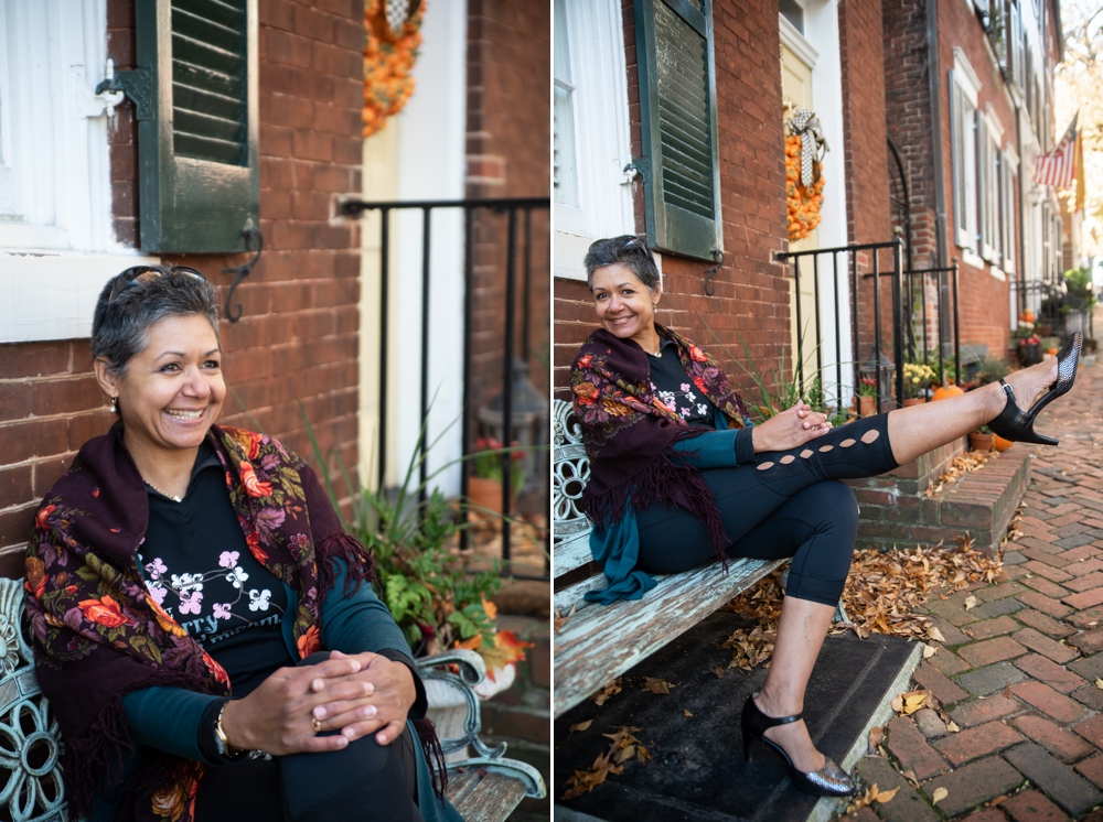 Empowering Portrait Photoshoot in Old Town Alexandria, Virginia