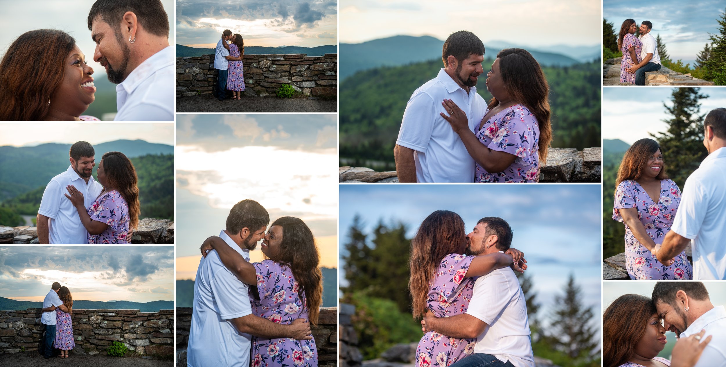 Adventure Engagement Photoshoot on the Blue Ridge Parkway