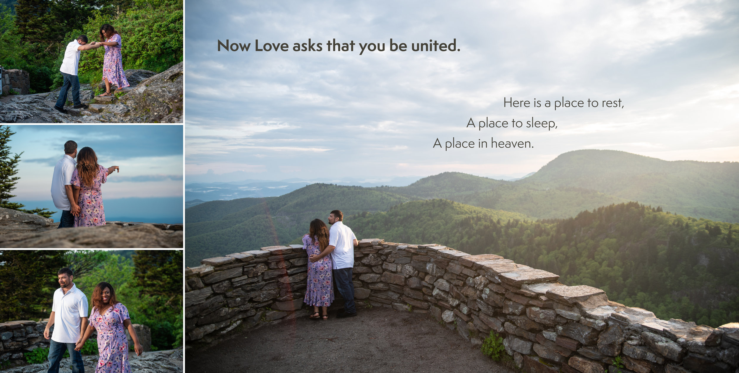 Adventure Engagement Photoshoot on the Blue Ridge Parkway