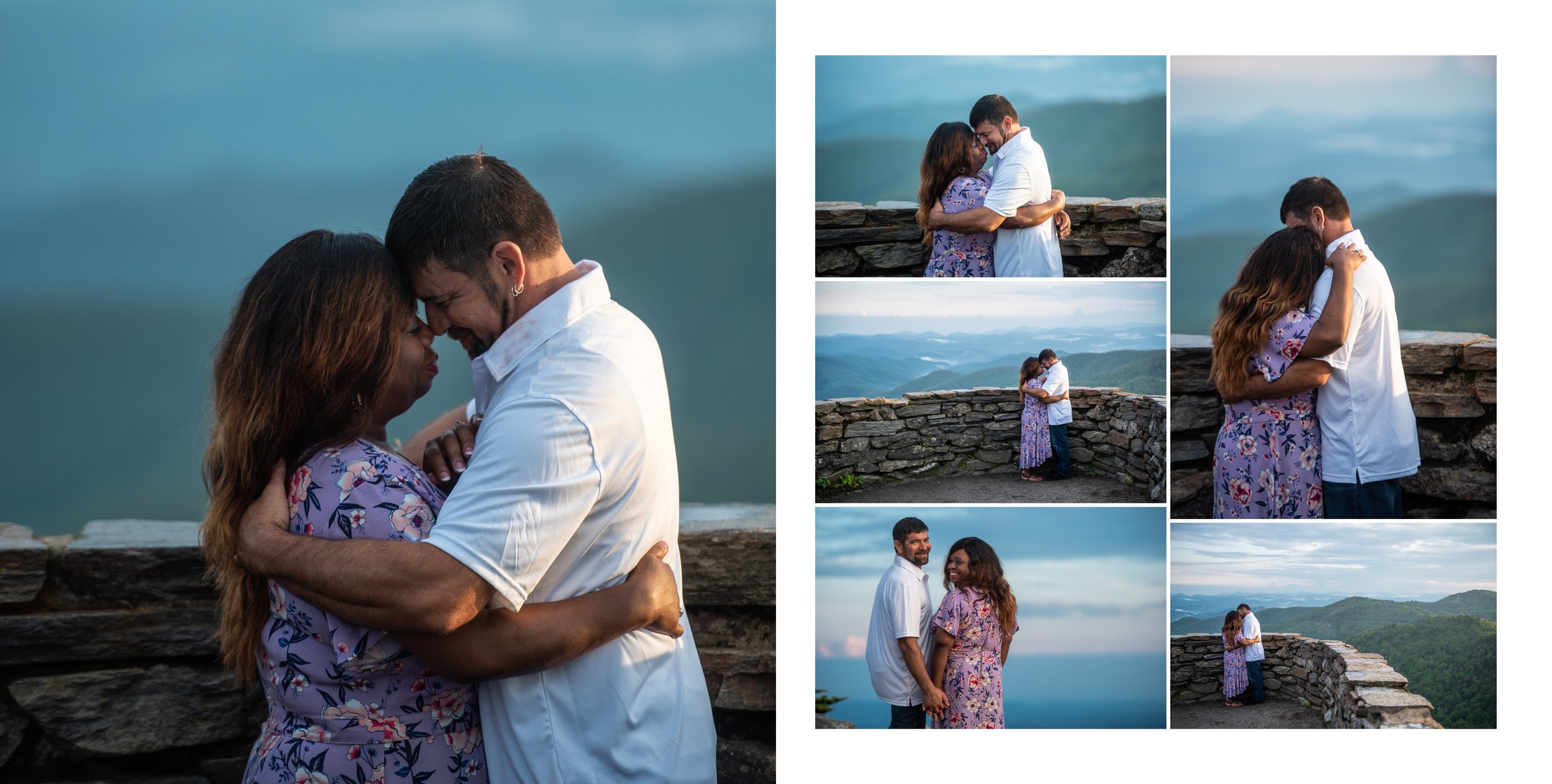 Adventure Engagement Photoshoot on the Blue Ridge Parkway