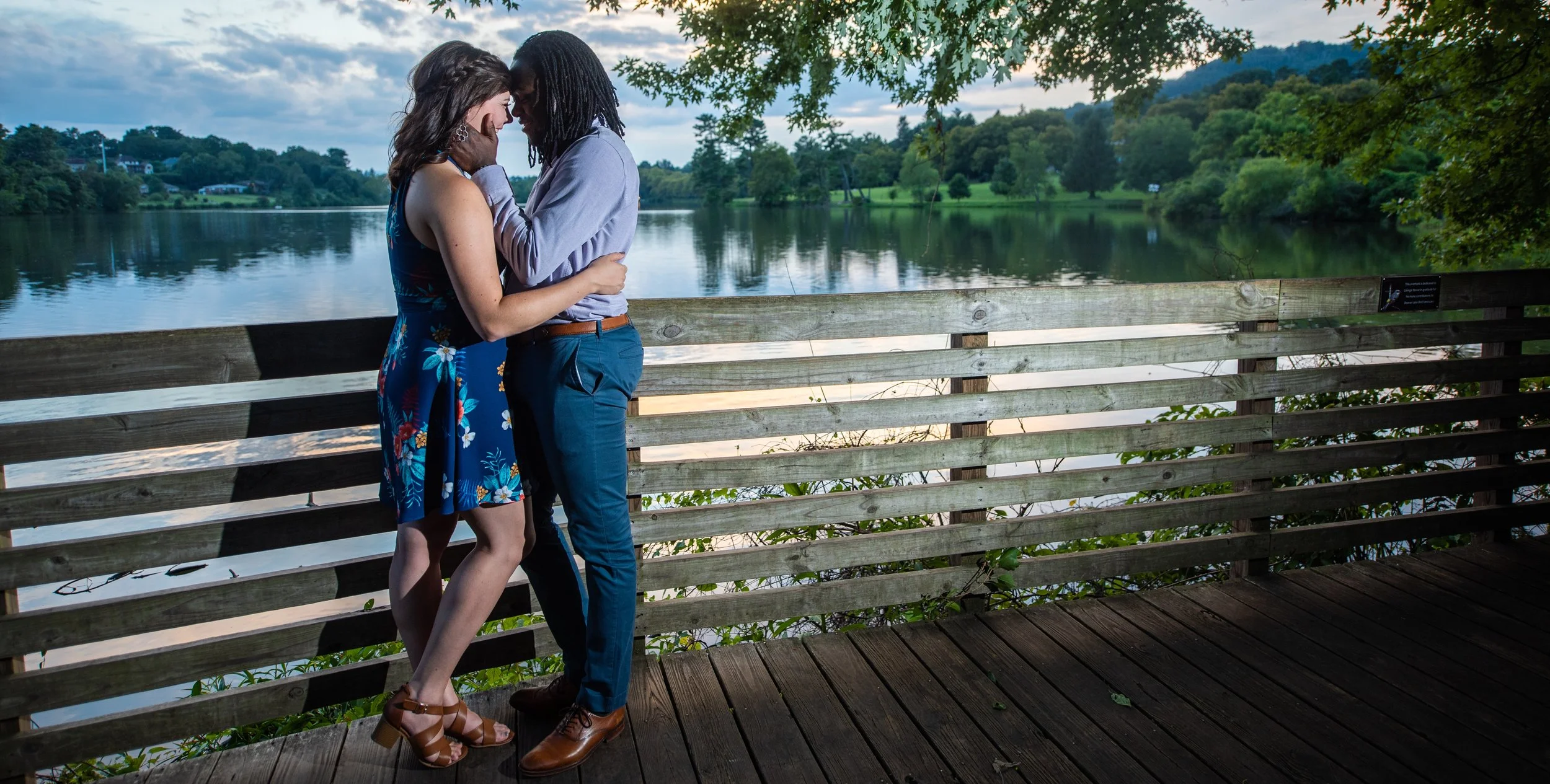 Secret Engagement Session Location in Asheville, NC